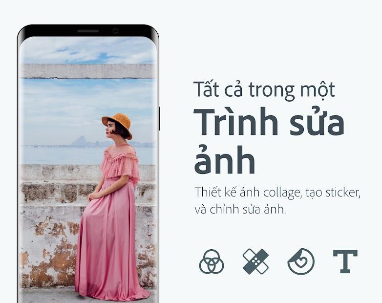 Adobe Photoshop Express: Giao diện thân thiện, dễ sử dụng