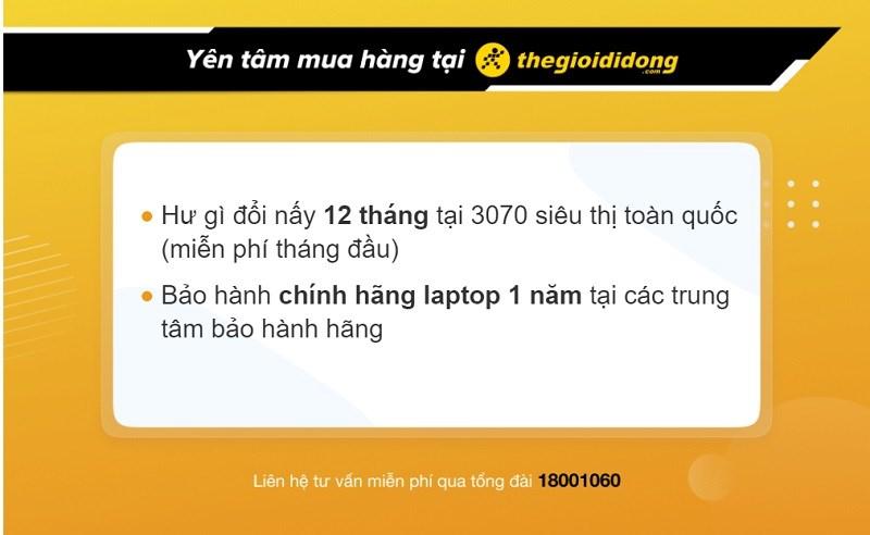 Ch&iacute;nh s&aacute;ch bảo h&agrave;nh khi mua Laptop tại Thế Giới Di Động