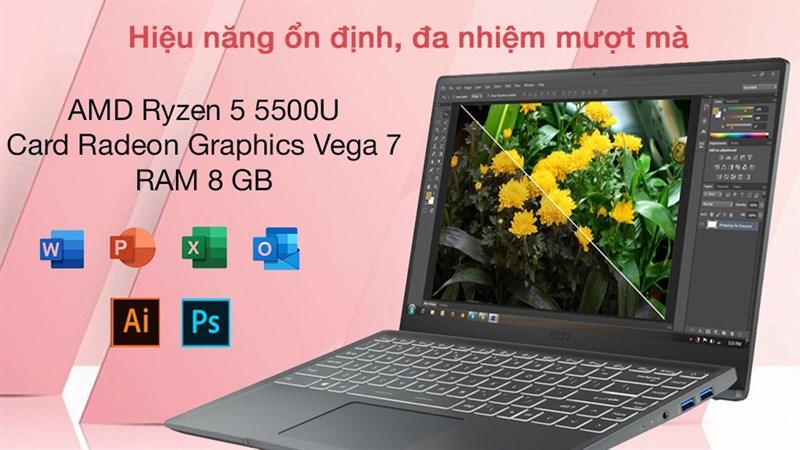 Màn hình 14 inch Full HD sắc nét, cùng với đó là góc nhìn lên tới 178 độ nhờ tấm nền IPS.