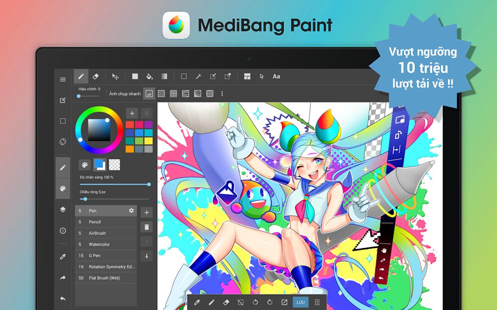 MediBang Paint - Công cụ chỉnh sửa