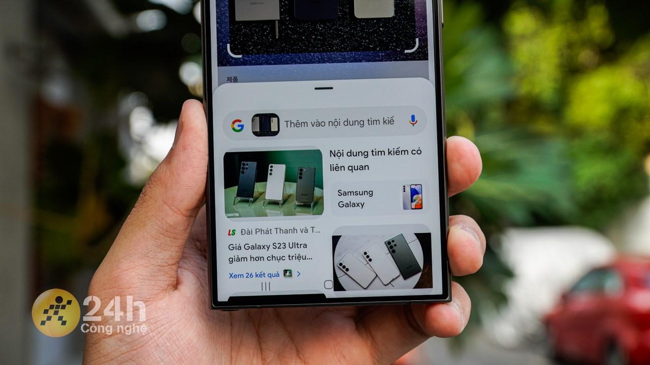Sau đó, Galaxy S24 Ultra sẽ hiện bảng thông tin về kết quả tìm kiếm.