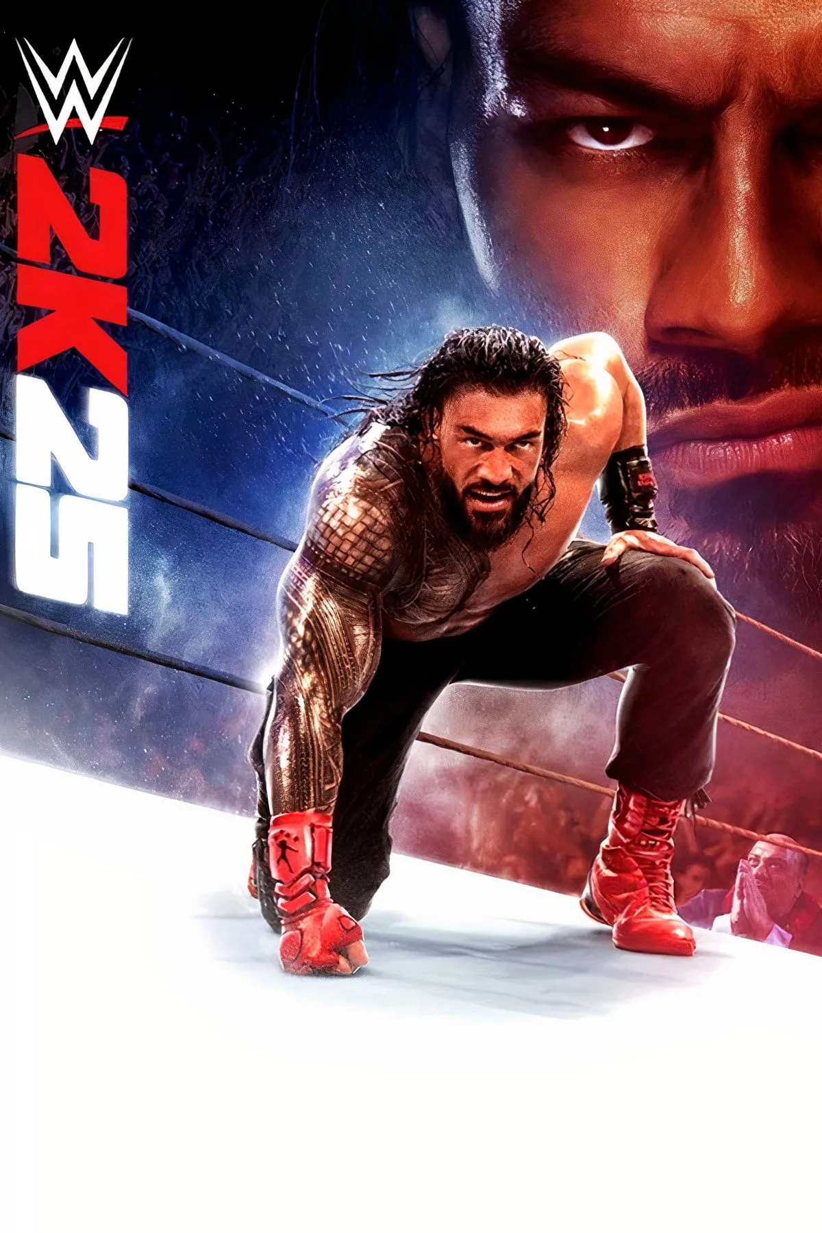 Ảnh bìa chính thức của tựa game WWE 2K25