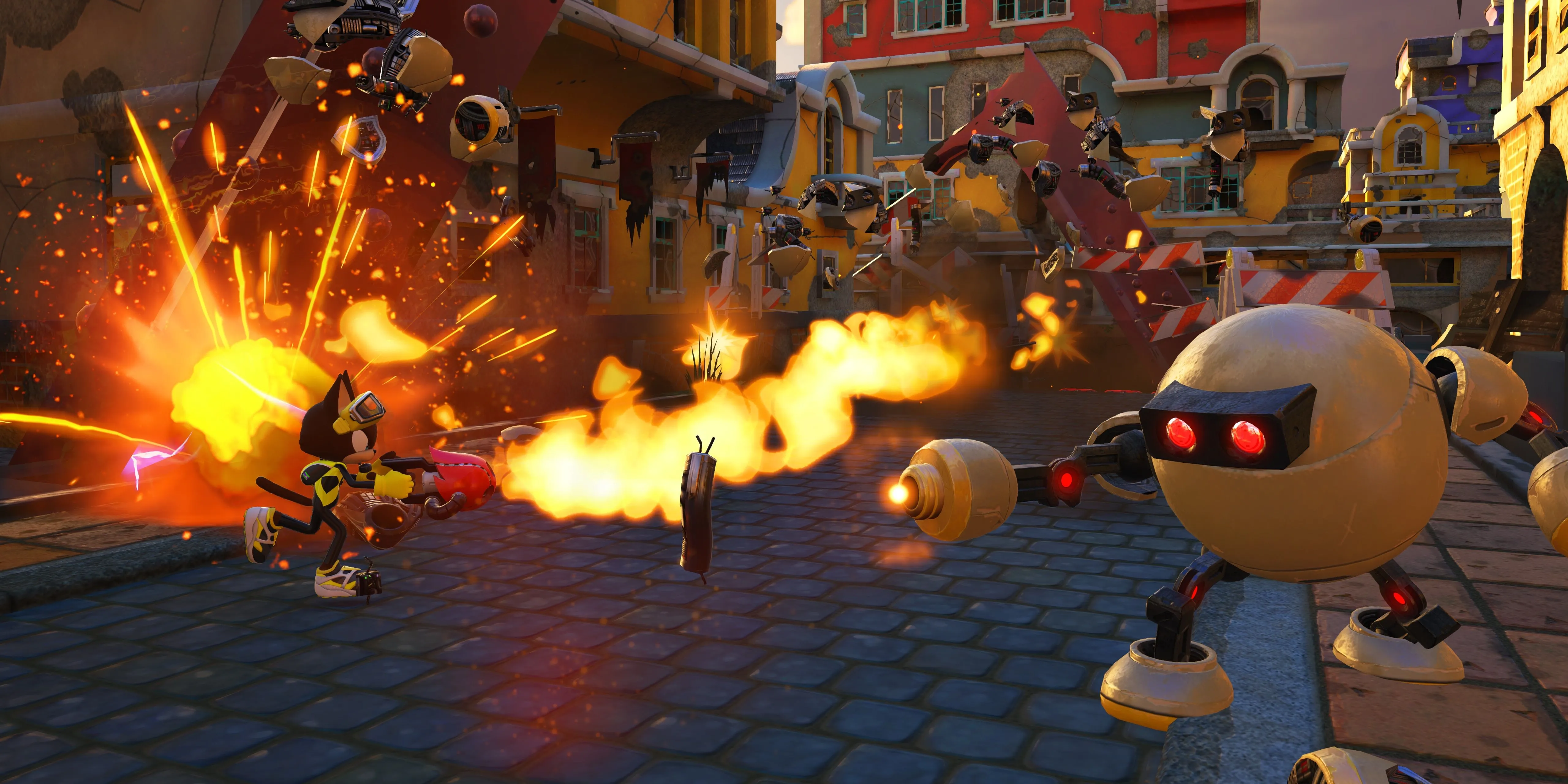 Ảnh chụp màn hình Sonic Forces từ Steam với Avatar dùng Flame Wispon