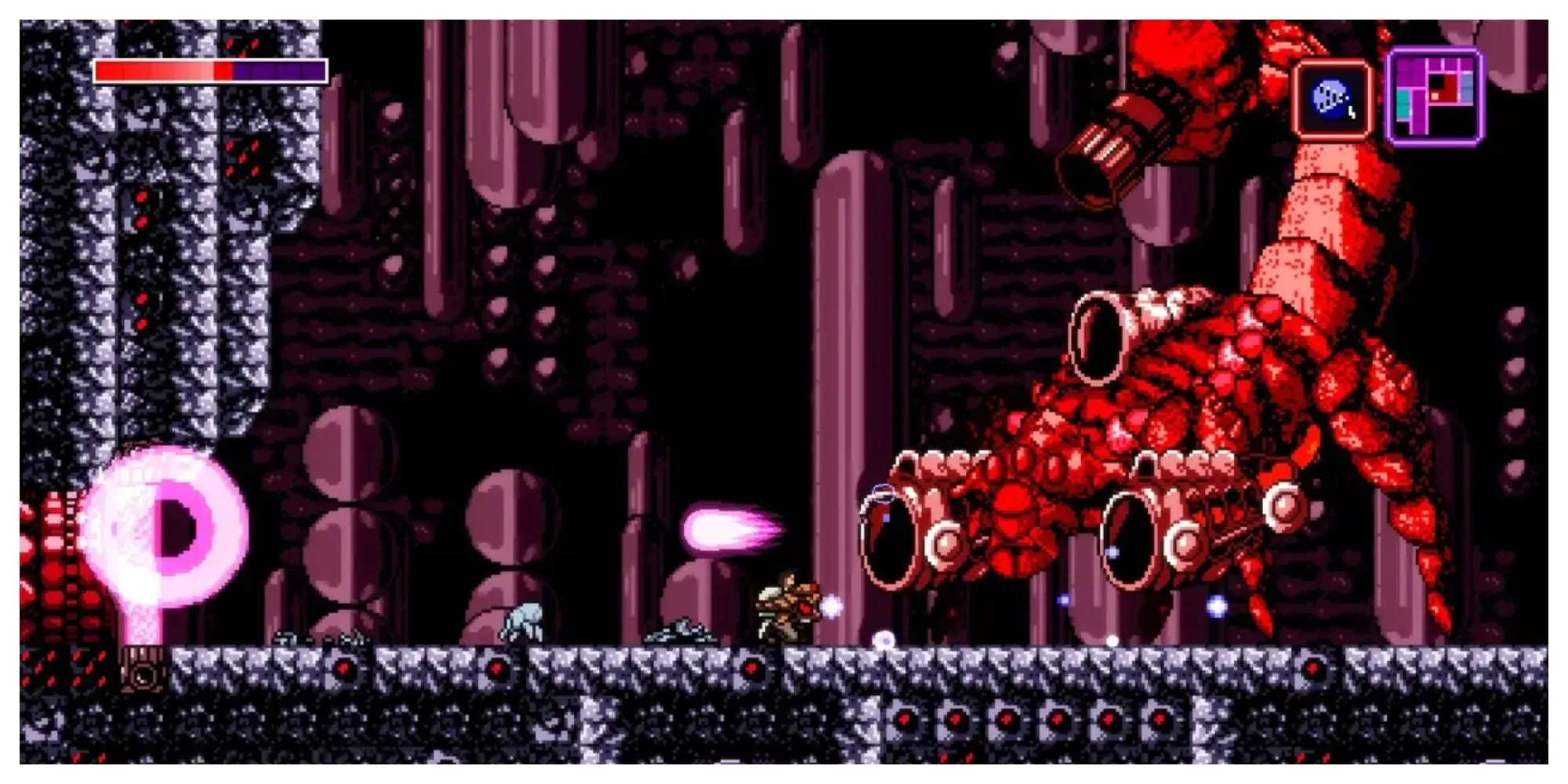 Axiom Verge - game Metroidvania có soundtrack mang âm hưởng khoa học viễn tưởng cổ điển