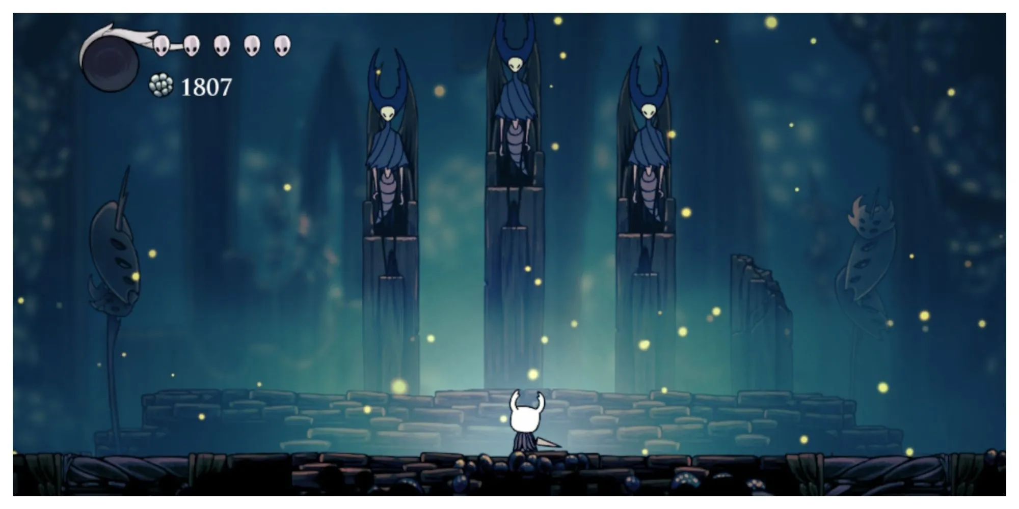 Ba chị em Mantis Lords trong Hollow Knight với tốc độ tấn công chóng mặt