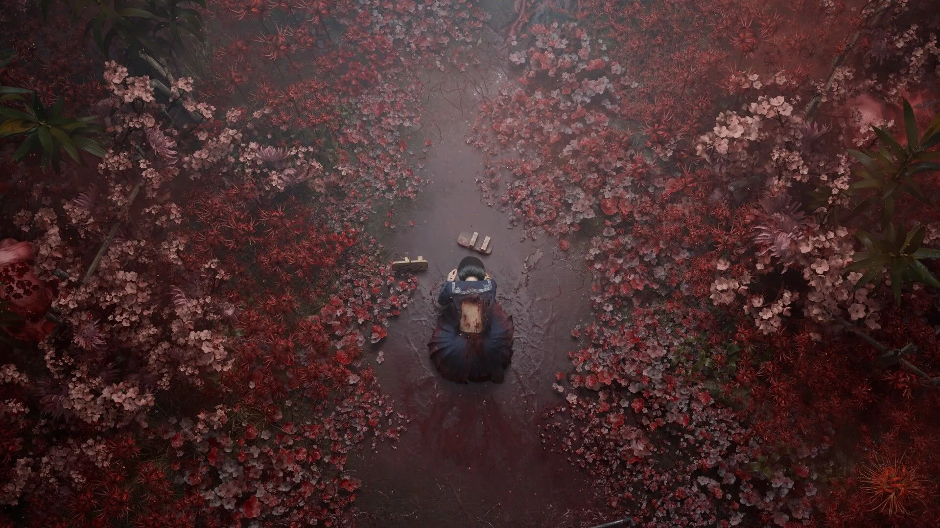 Bối cảnh làng quê Nhật Bản những năm 1960 trong Silent Hill f hứa hẹn nhiều bí ẩn kinh hoàng.
