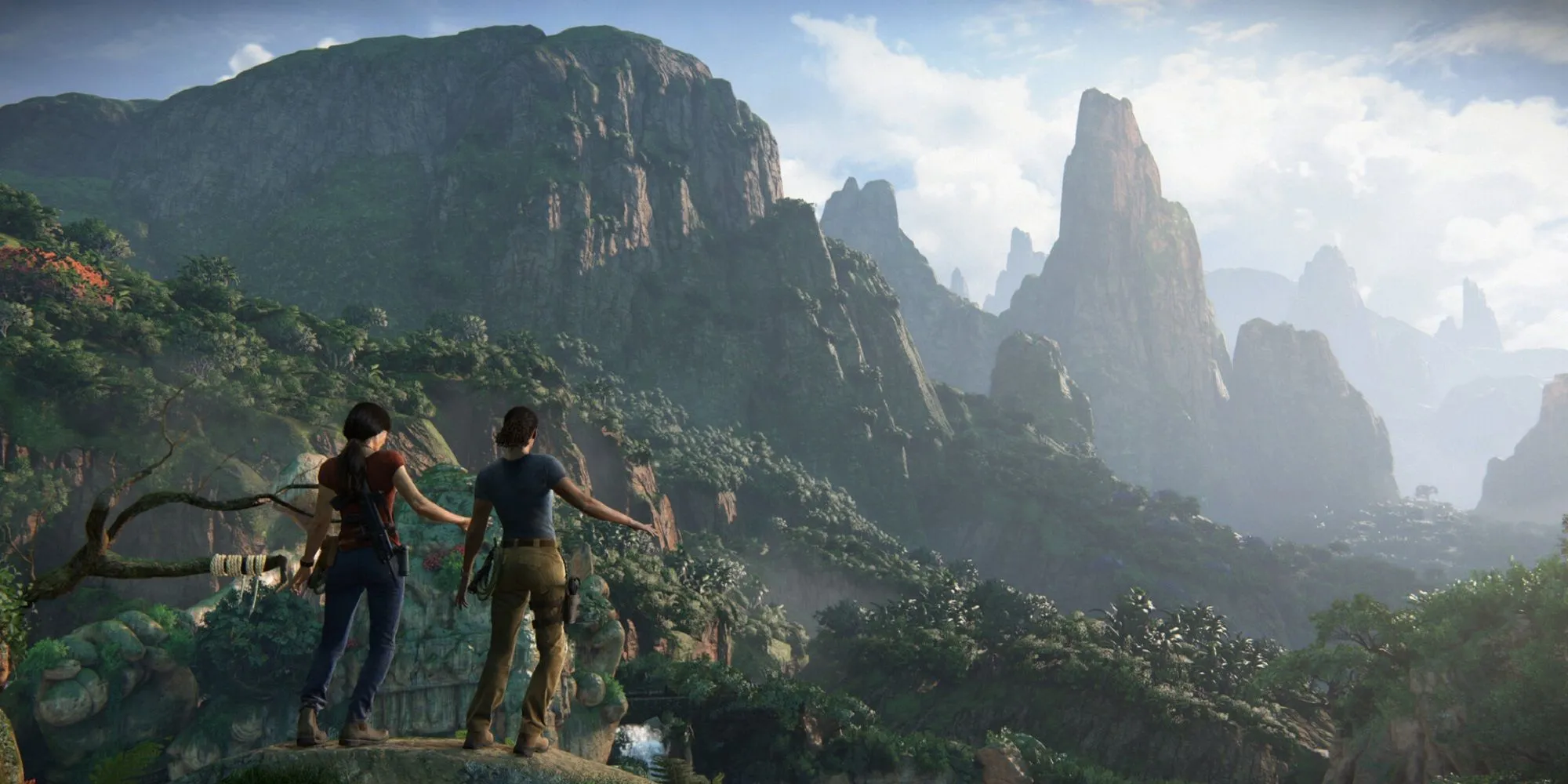 Các nhân vật chính của Uncharted 4 và Legacy of Thieves