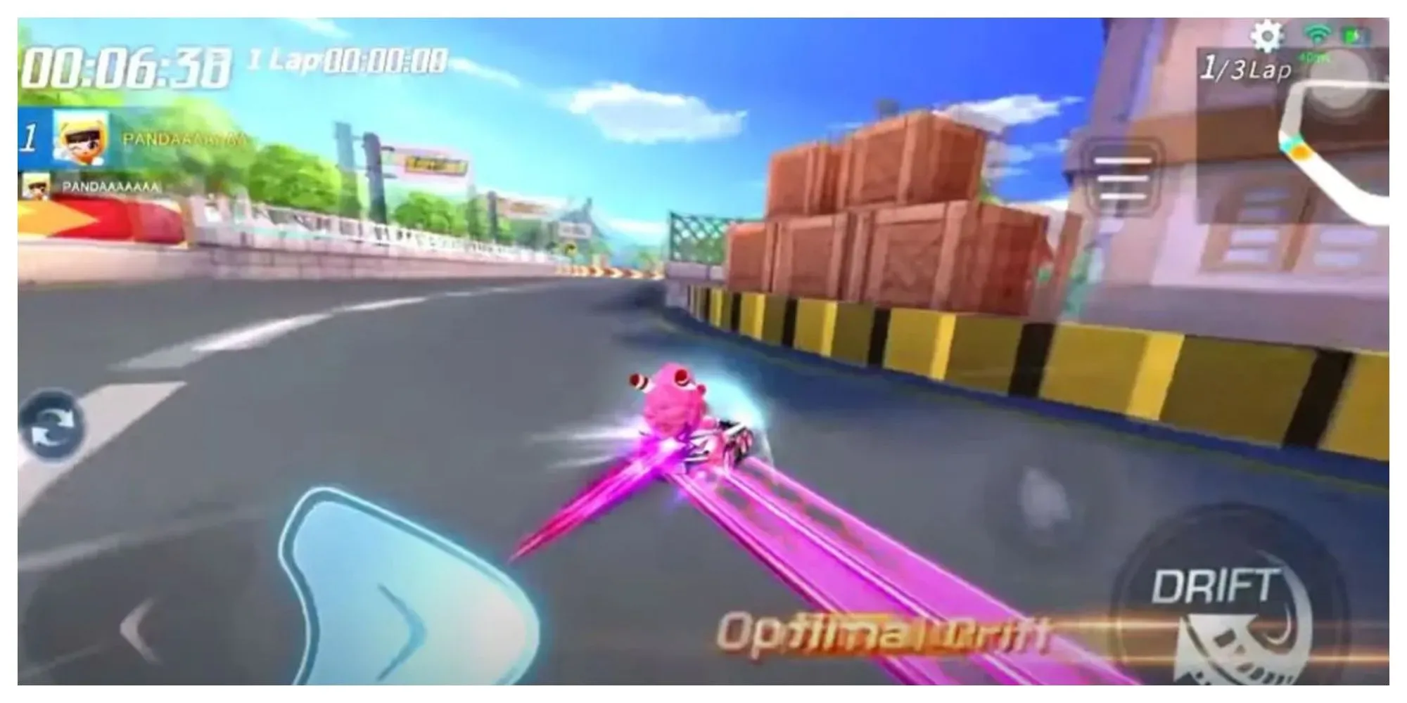 Các nhân vật hoạt hình dễ thương lái xe kart trong KartRider Rush+