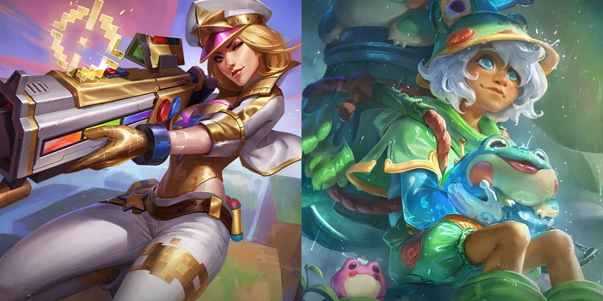 Caitlyn và Milio kết hợp tầm đánh xa và khả năng bảo kê vượt trội