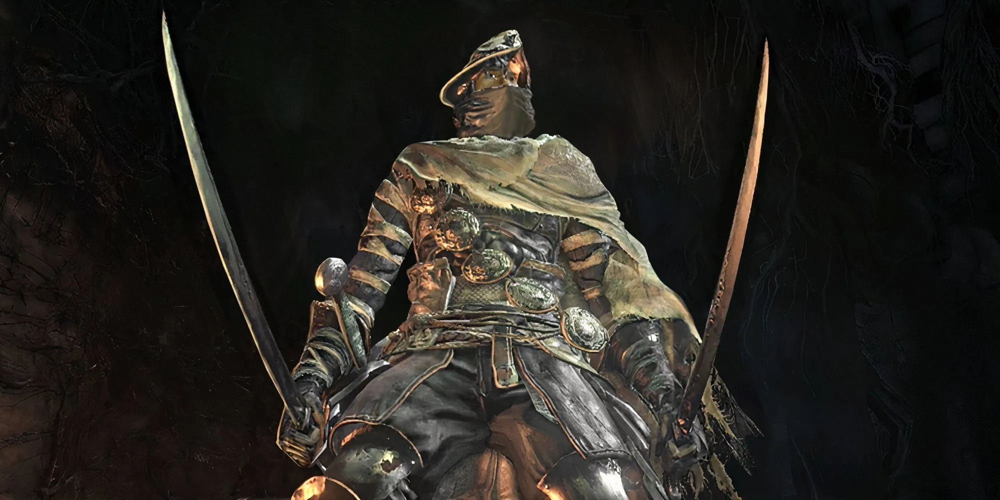 Cặp song đao Sellsword Twinblades, vũ khí khởi đầu mạnh mẽ cho người chơi Dark Souls 3 hệ Khéo Léo