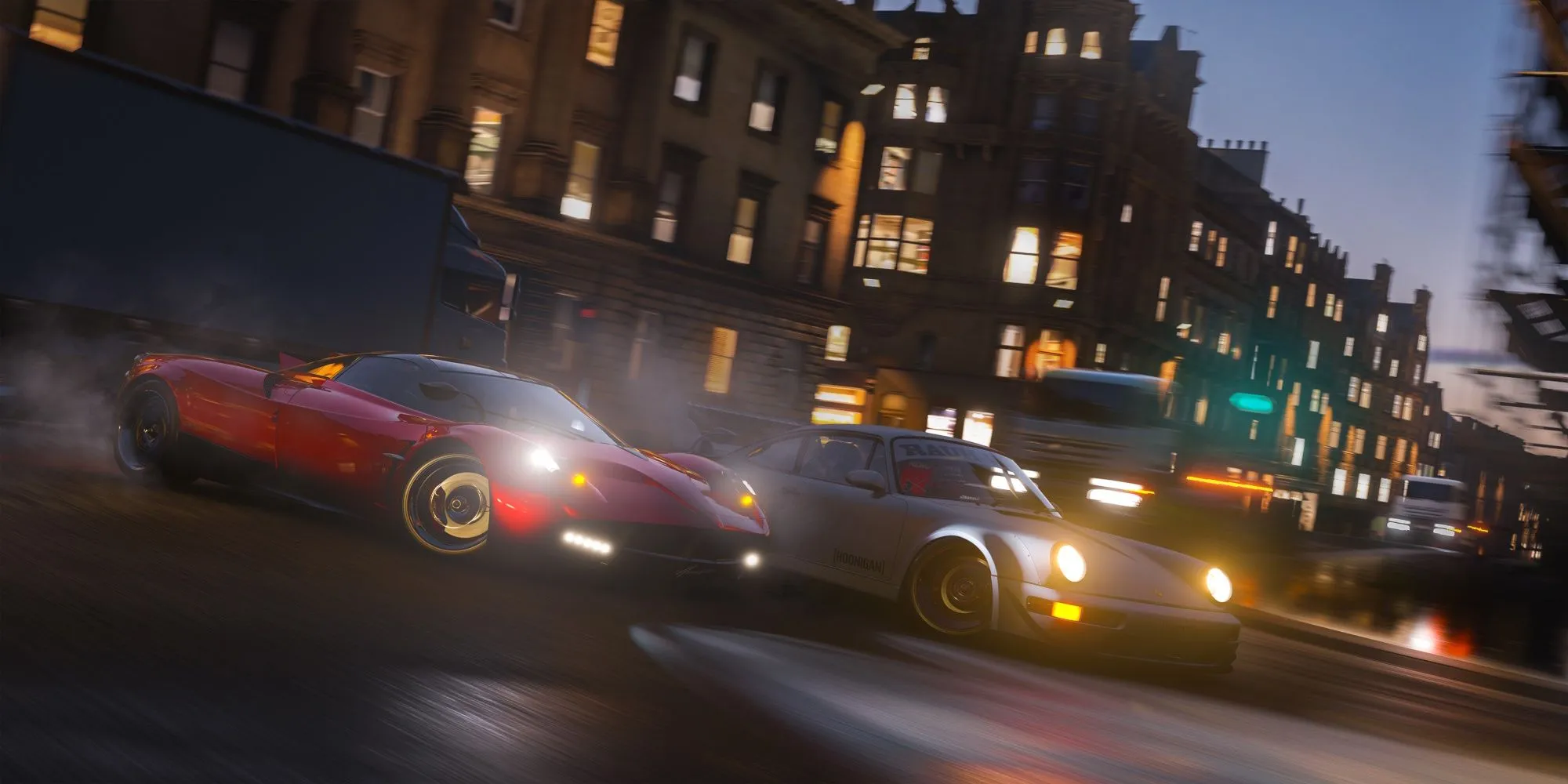 Chiếc xe địa hình băng qua vùng nước trong Forza Horizon 5 tuyệt đẹp