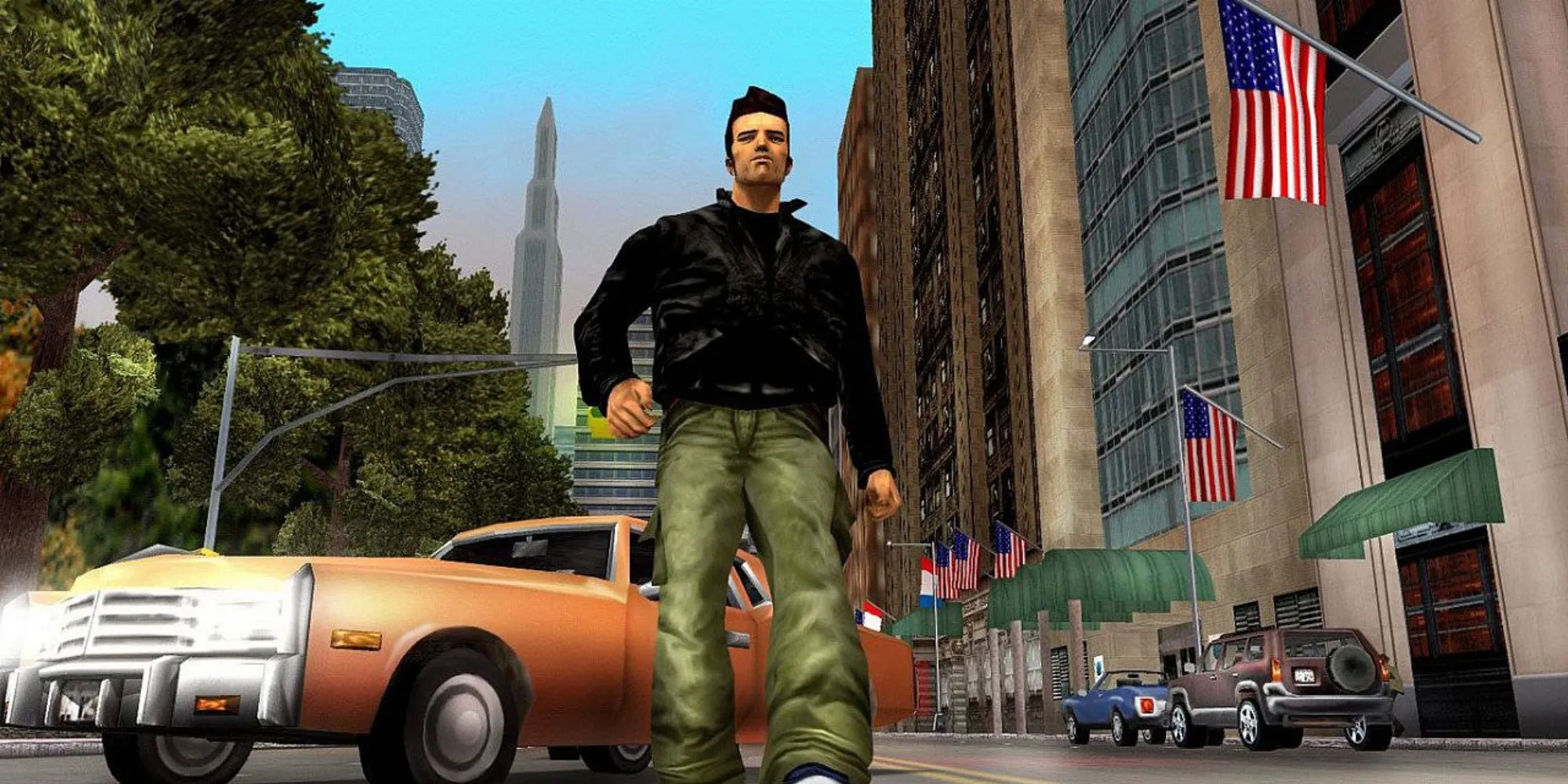 Claude ở Liberty City trong GTA 3