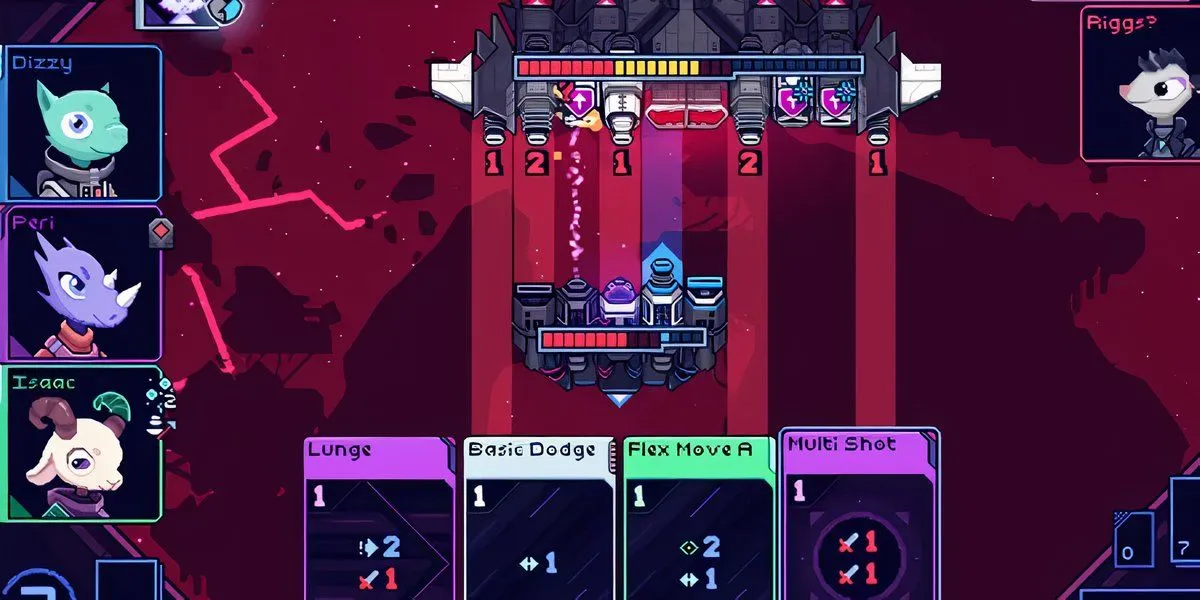 Cuộc chiến tàu vũ trụ với đồ họa hoạt hình trong game Cobalt Core