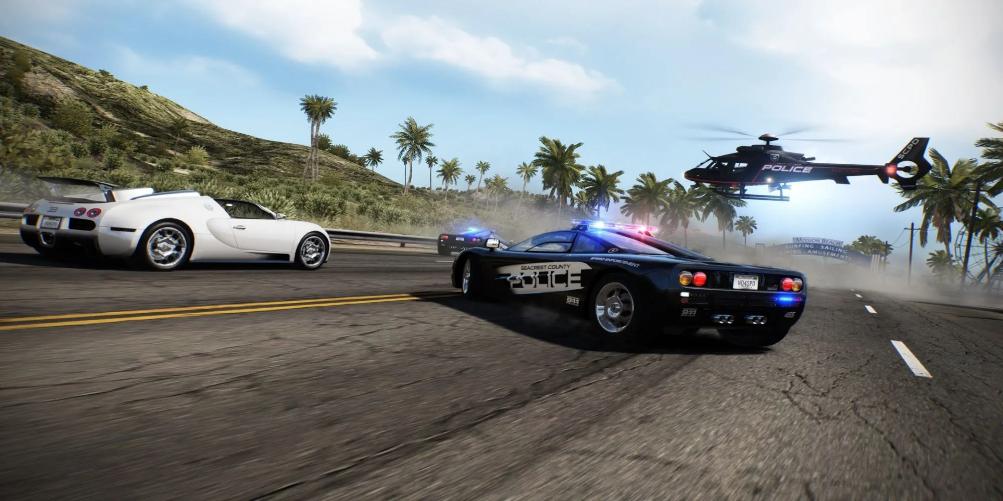 Cuộc rượt đuổi giữa cảnh sát và xe đua trong Need For Speed Hot Pursuit