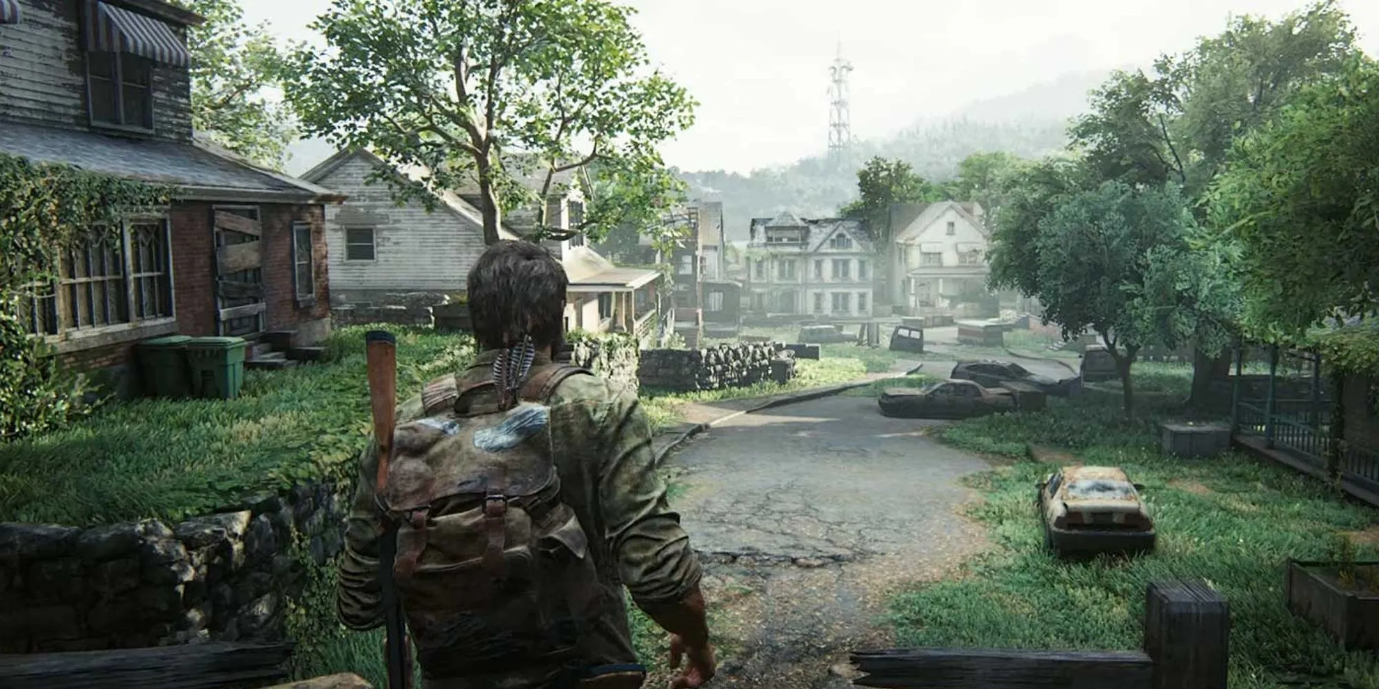 Đi xuyên qua một thị trấn trong The Last of Us Part 1
