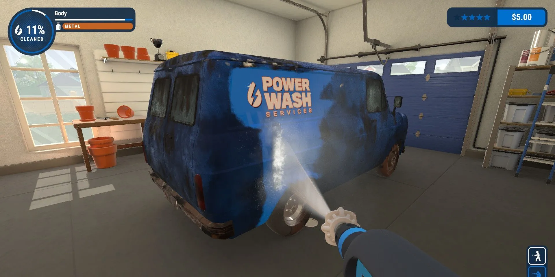 Dọn rửa xe tải trong PowerWash Simulator