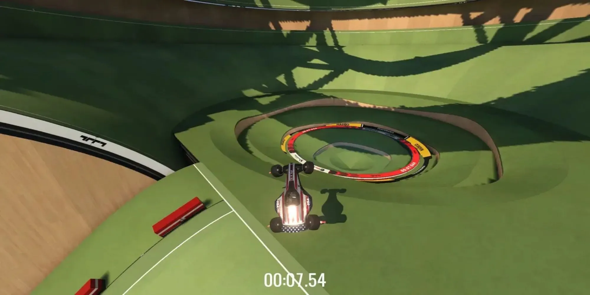 Đường đua Trackmania đầy thử thách với những cú lượn và nhảy không tưởng