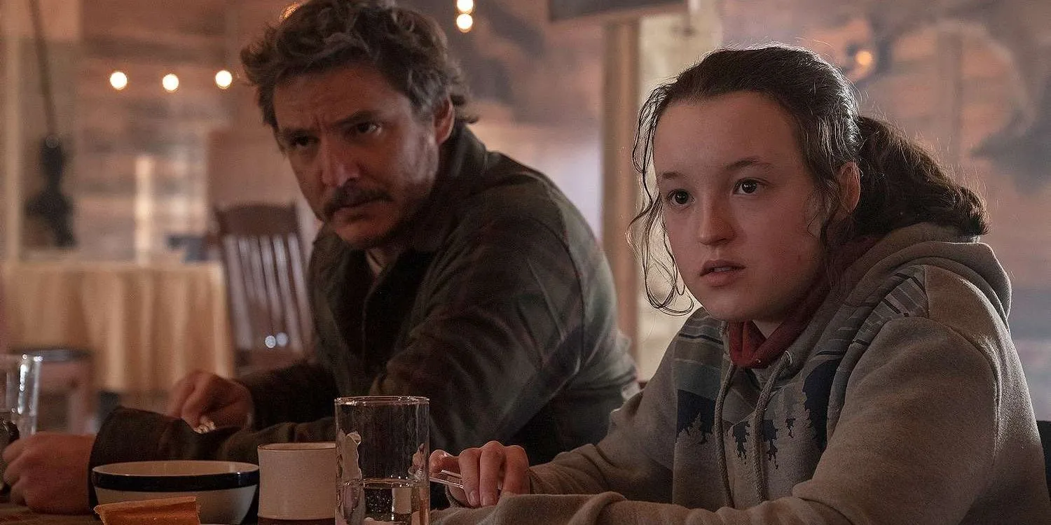 Ellie và Joel trong một cảnh của series The Last of Us HBO mùa 2