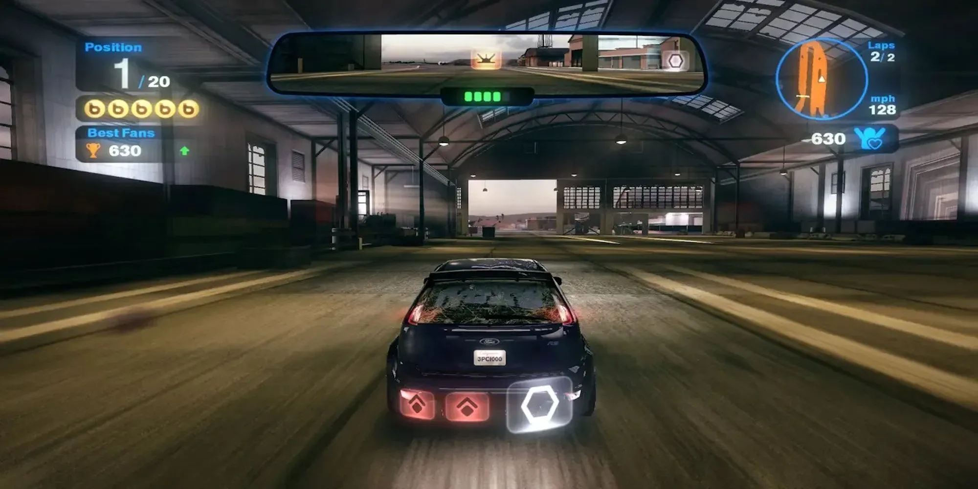 Game đua xe Blur với hiệu ứng chiến đấu trên đường đua