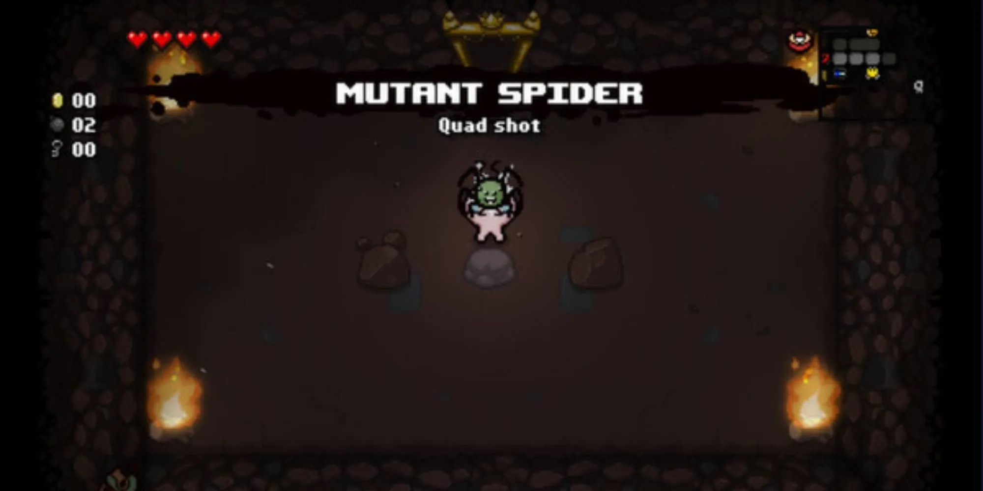 Gameplay của The Binding of Isaac Rebirth đầy vật phẩm và kẻ thù ngẫu nhiên