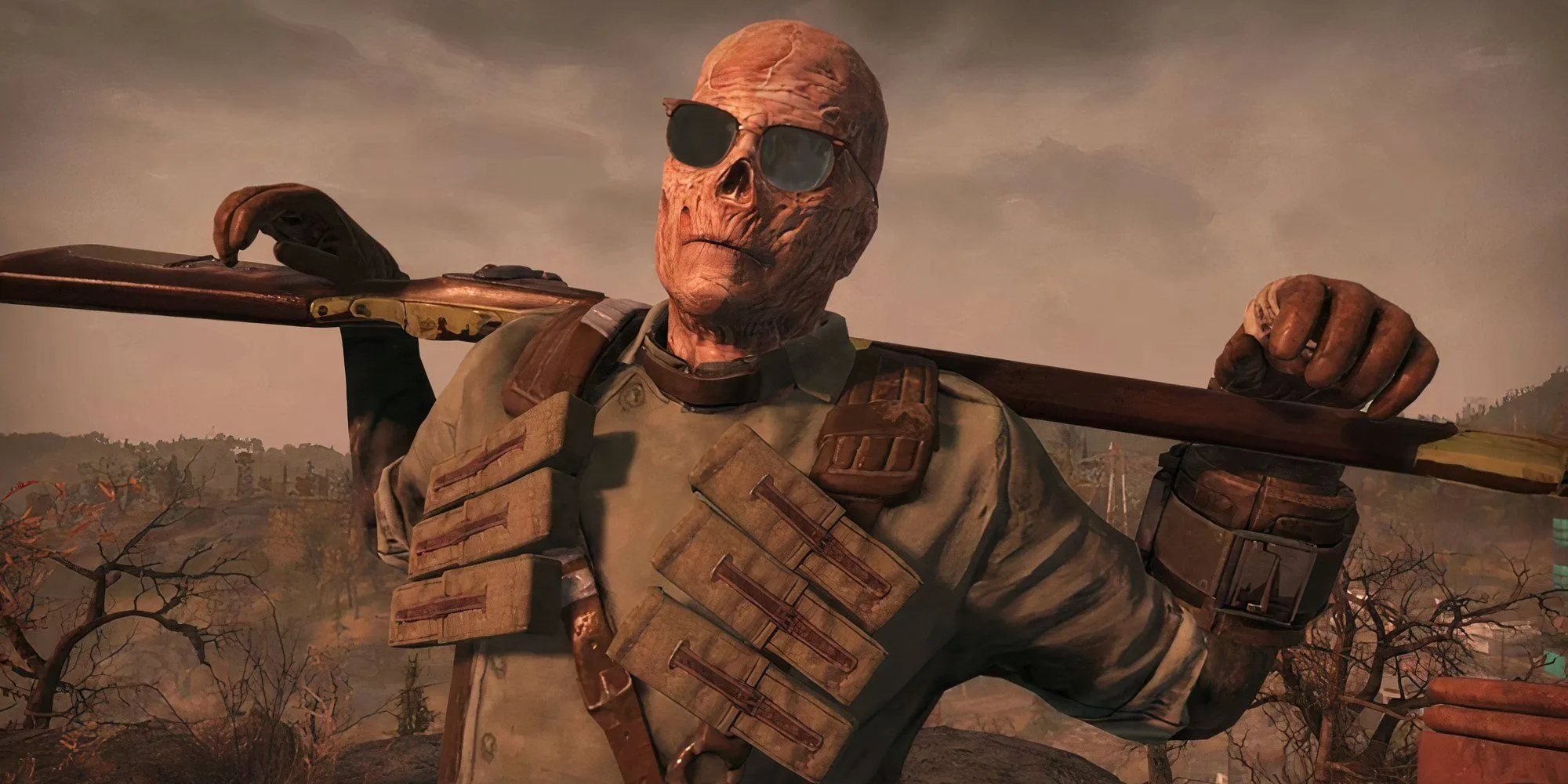 Gameplay nhân vật Ghoul trong Fallout 76 sau bản cập nhật mới