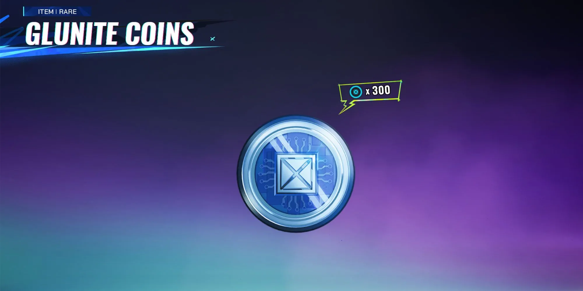 Giao diện hiển thị Glunite Coins trong game FragPunk, dùng cho các nâng cấp thẩm mỹ