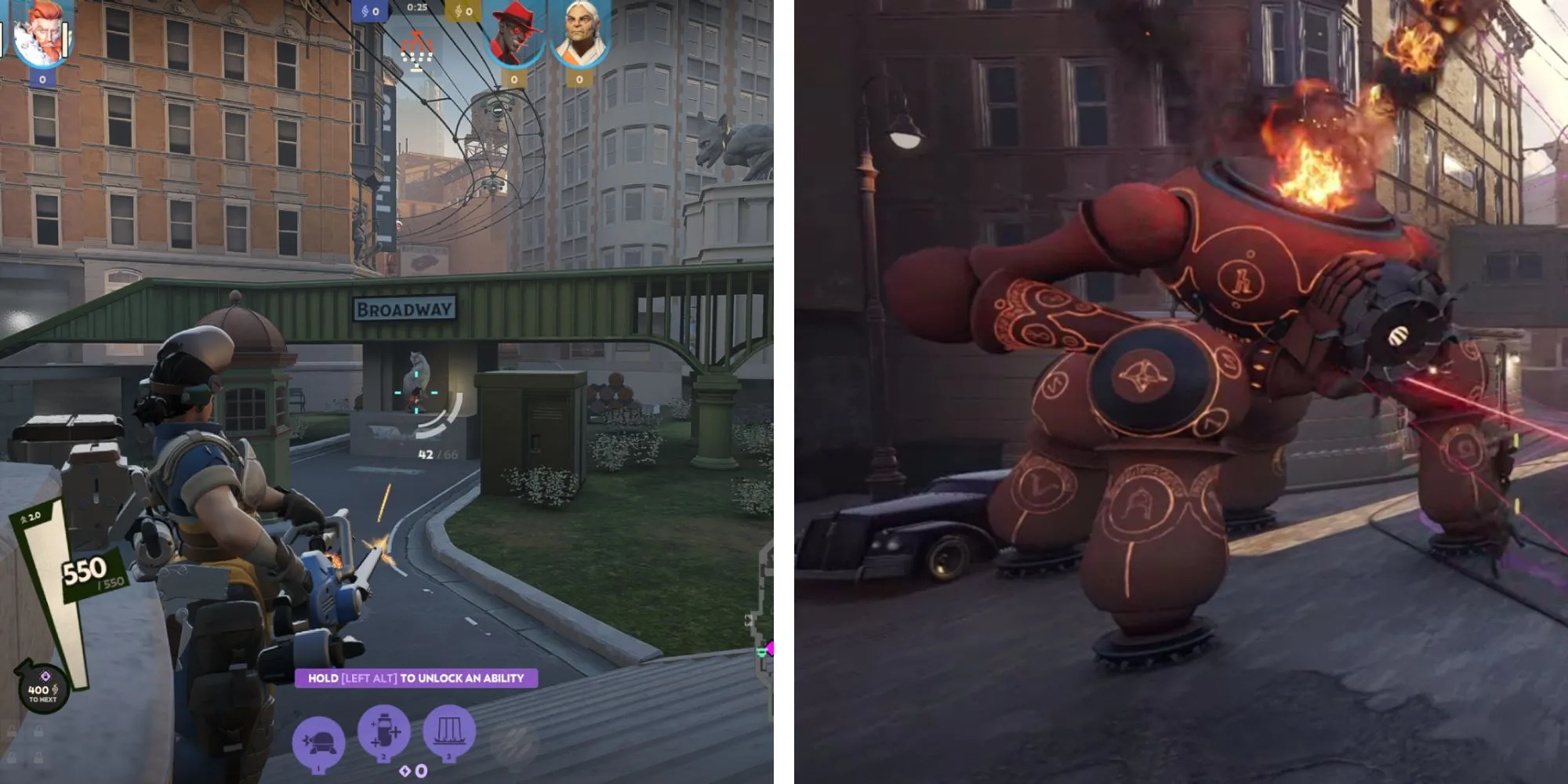 Hình ảnh gameplay và nhân vật Walker trong game Deadlock của Valve
