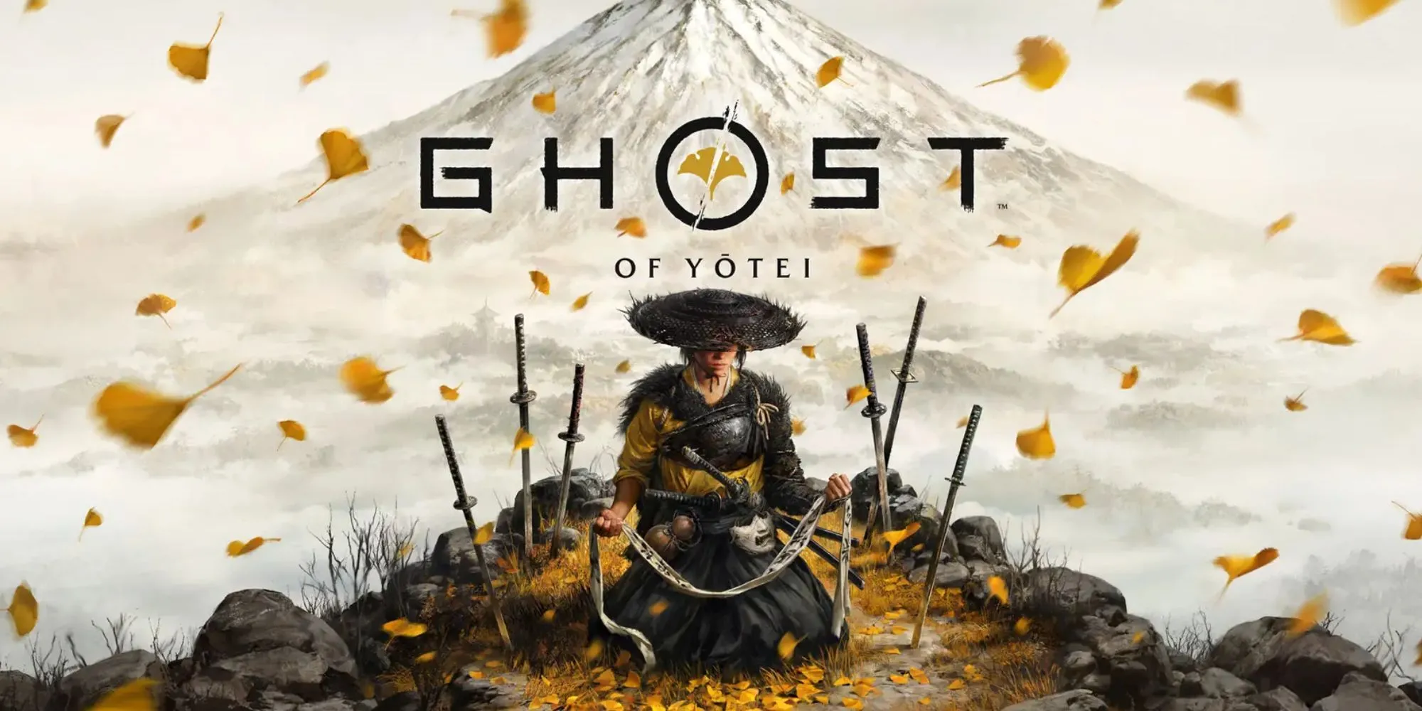 Hình ảnh quảng bá cho game Ghost of Yotei với nhân vật chính Atsu