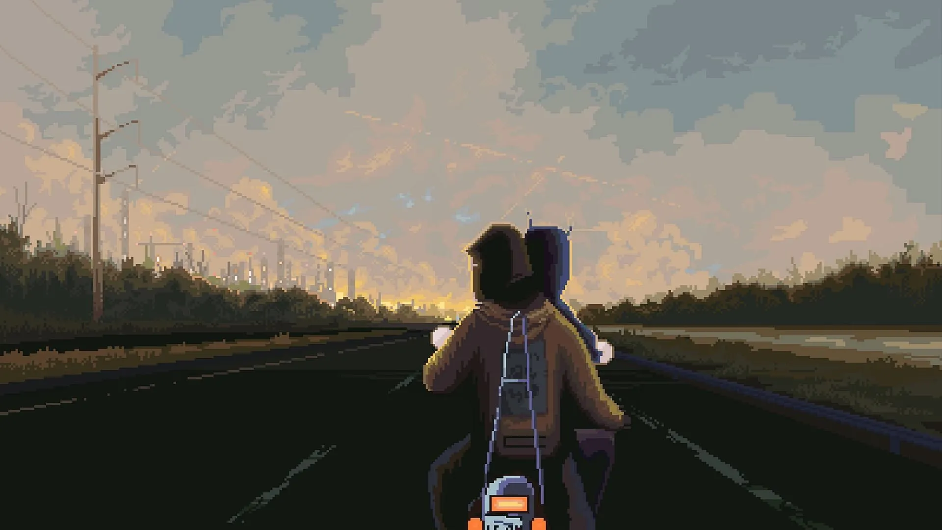 Hình ảnh từ game phiêu lưu point-and-click NORCO