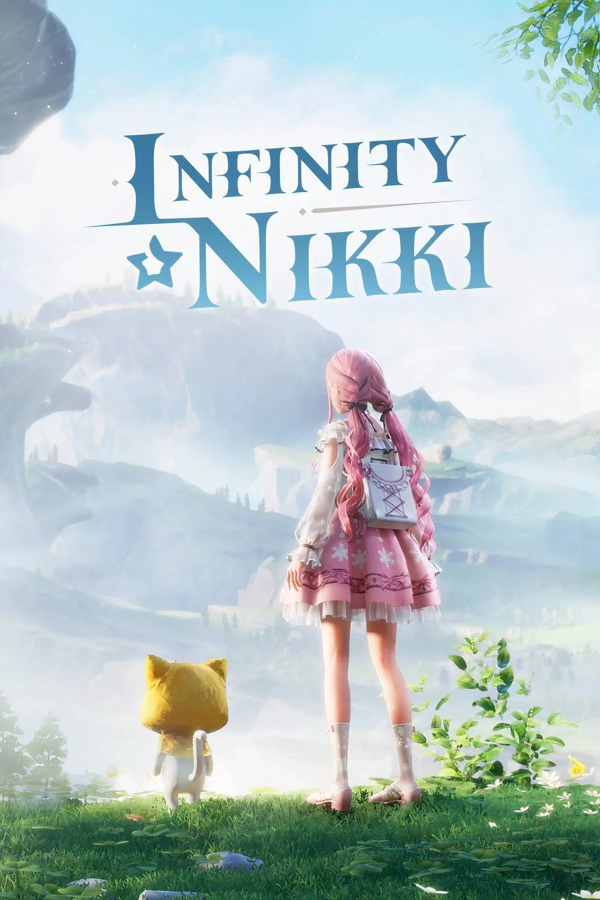 Infinity Nikki với người bạn đồng hành mèo trong thế giới game