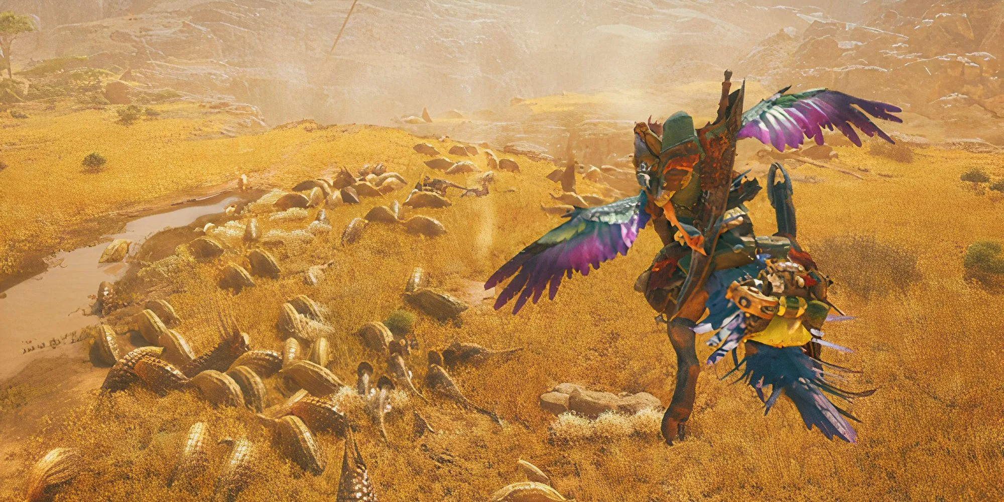 Khung cảnh hùng vĩ và chi tiết trong thế giới Monster Hunter Wilds, nền tảng cho một cốt truyện đầy hứa hẹn