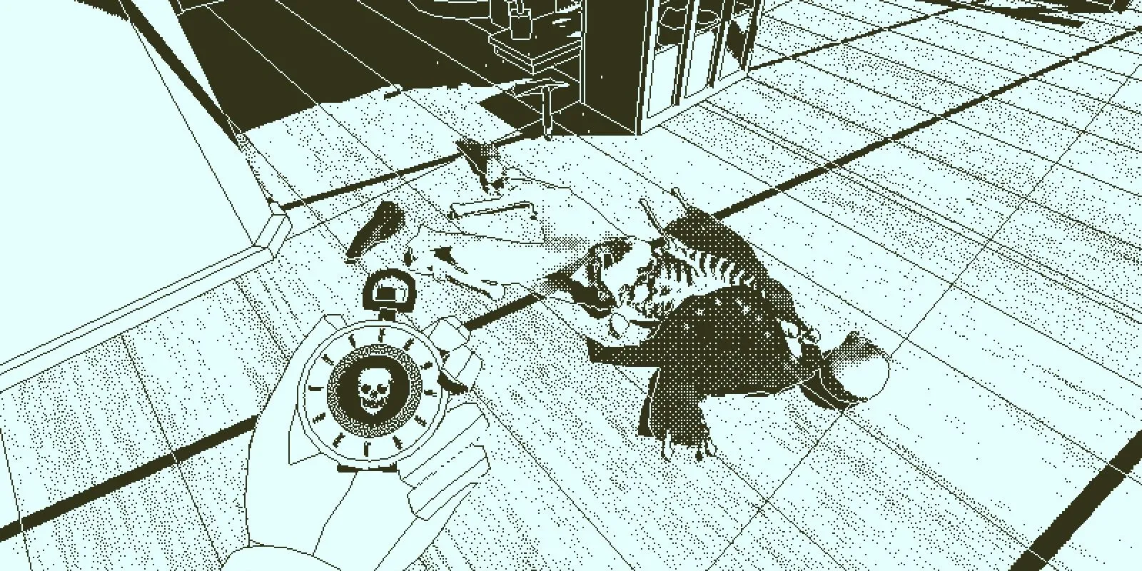 Kiểm tra thi thể trong game bí ẩn Return of the Obra Dinn