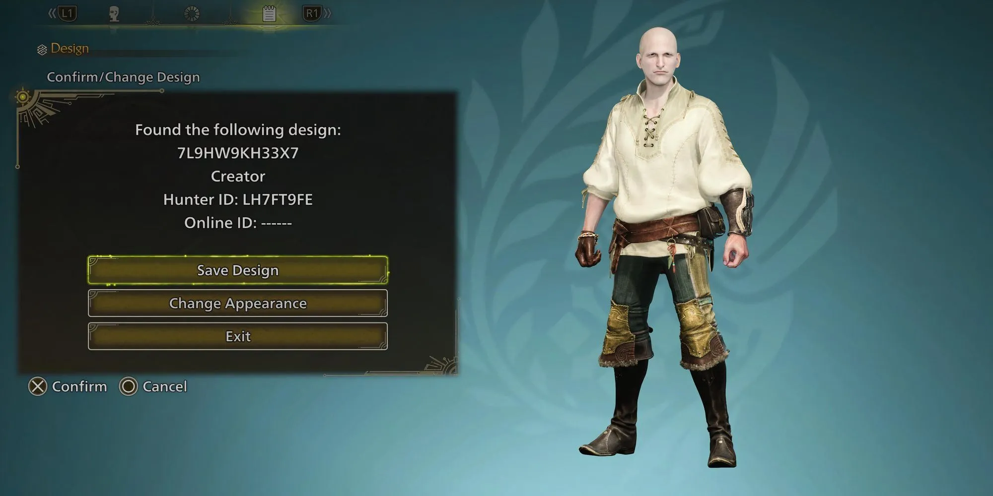 Mã tạo hình nhân vật Patches từ game FromSoftware trong Monster Hunter Wilds