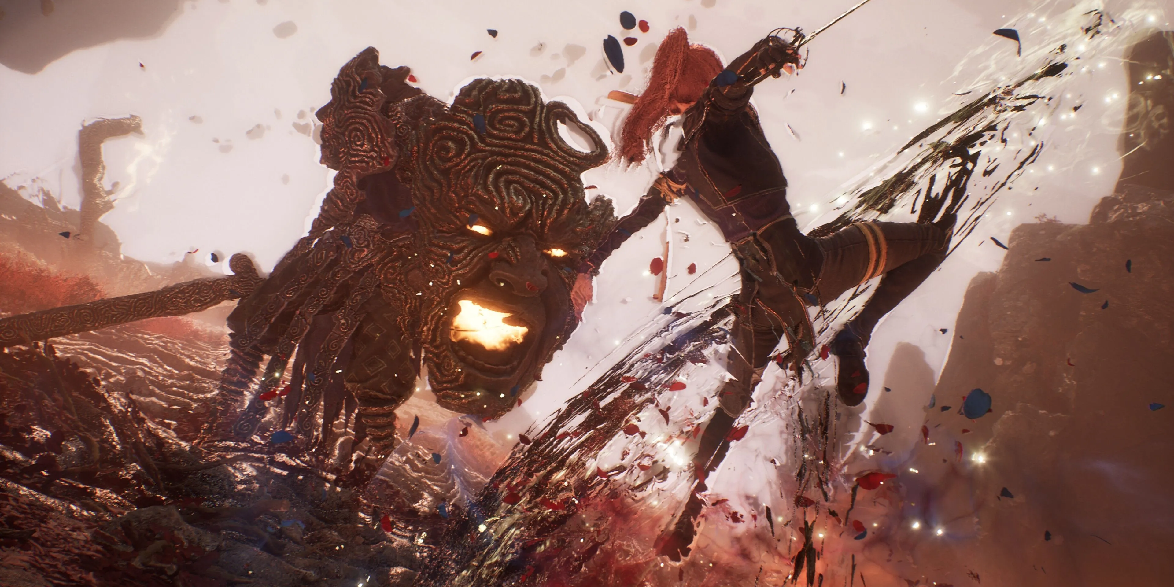 Maelle battles an enemy in Clair Obscur: Expedition 33