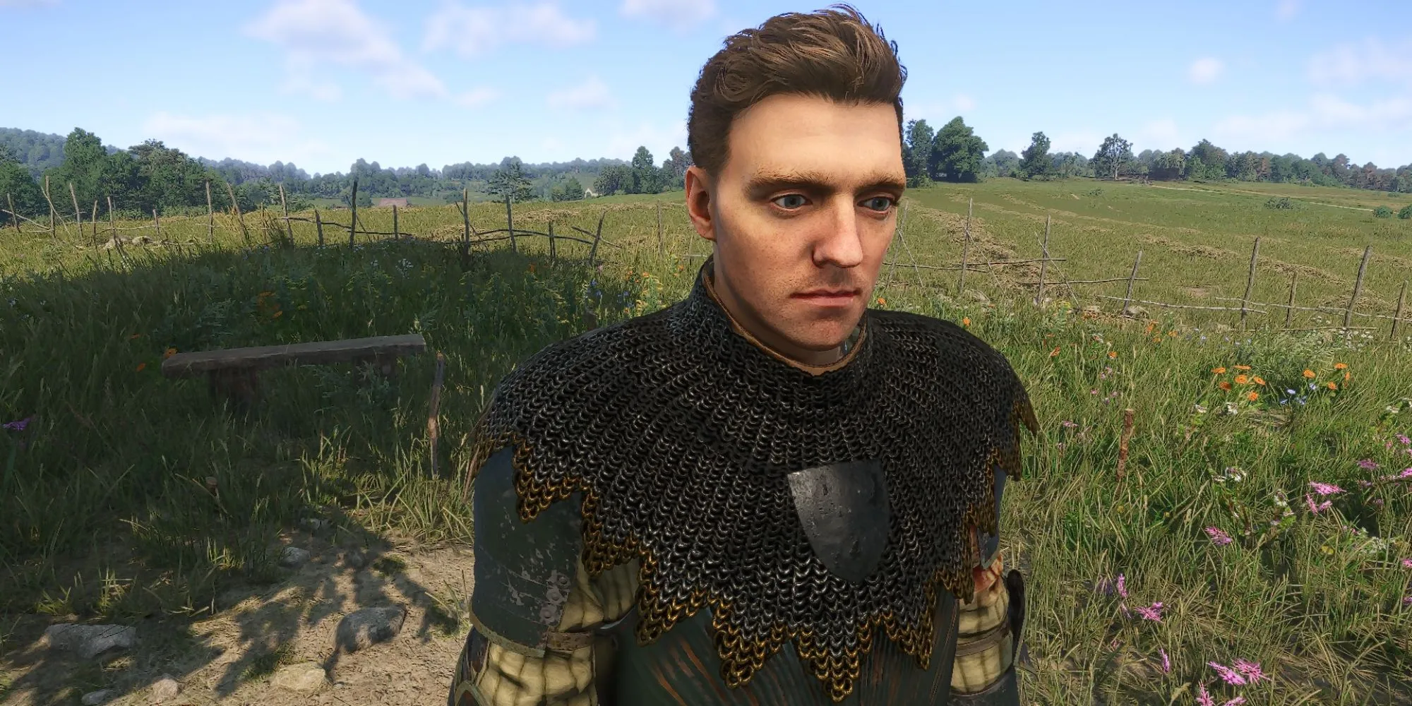 Mail Collar with Badge Armor