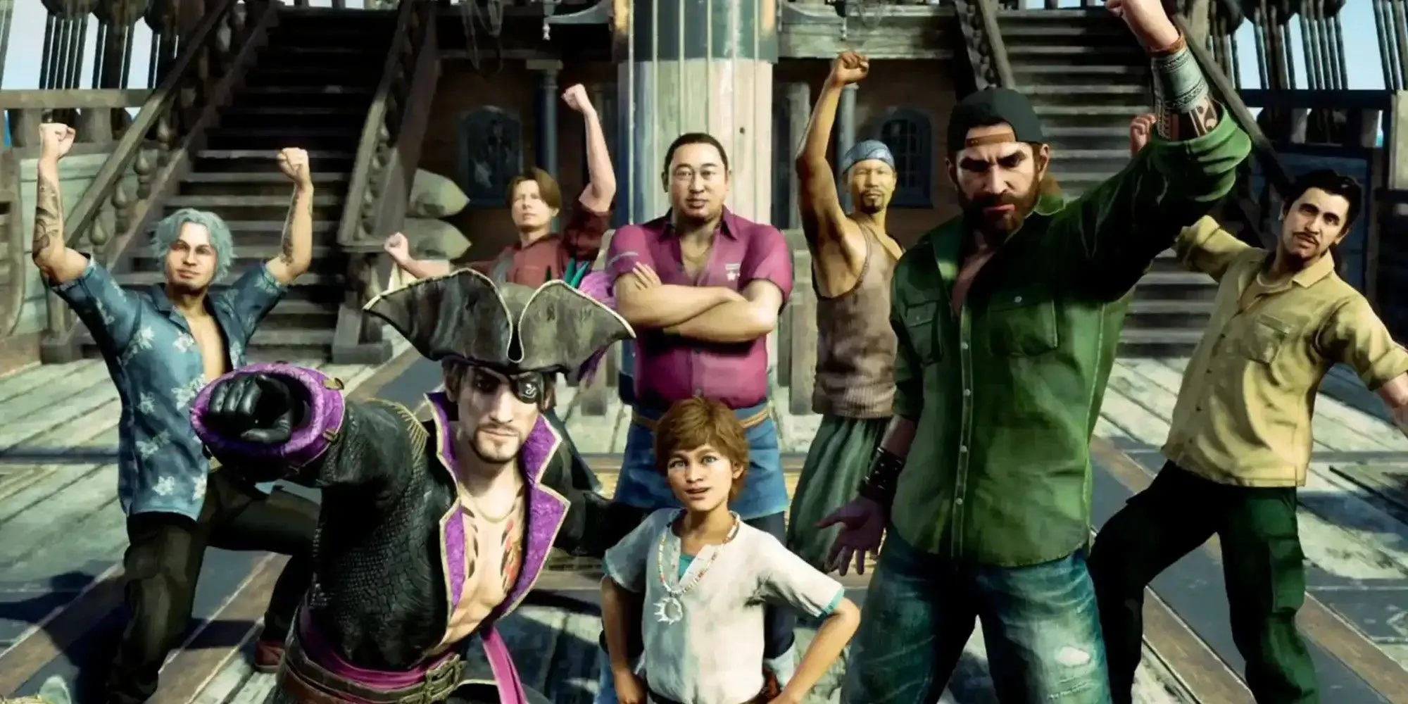 Majima Goro cùng băng cướp biển khí thế trong MV The Goro Pirates Theme