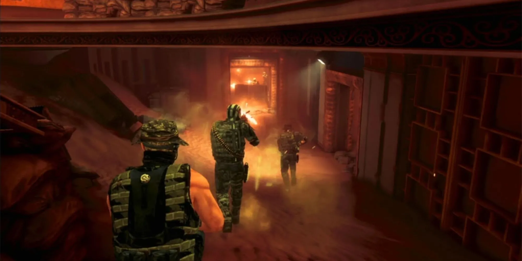 Một cảnh chiến đấu căng thẳng trong Spec Ops: The Line