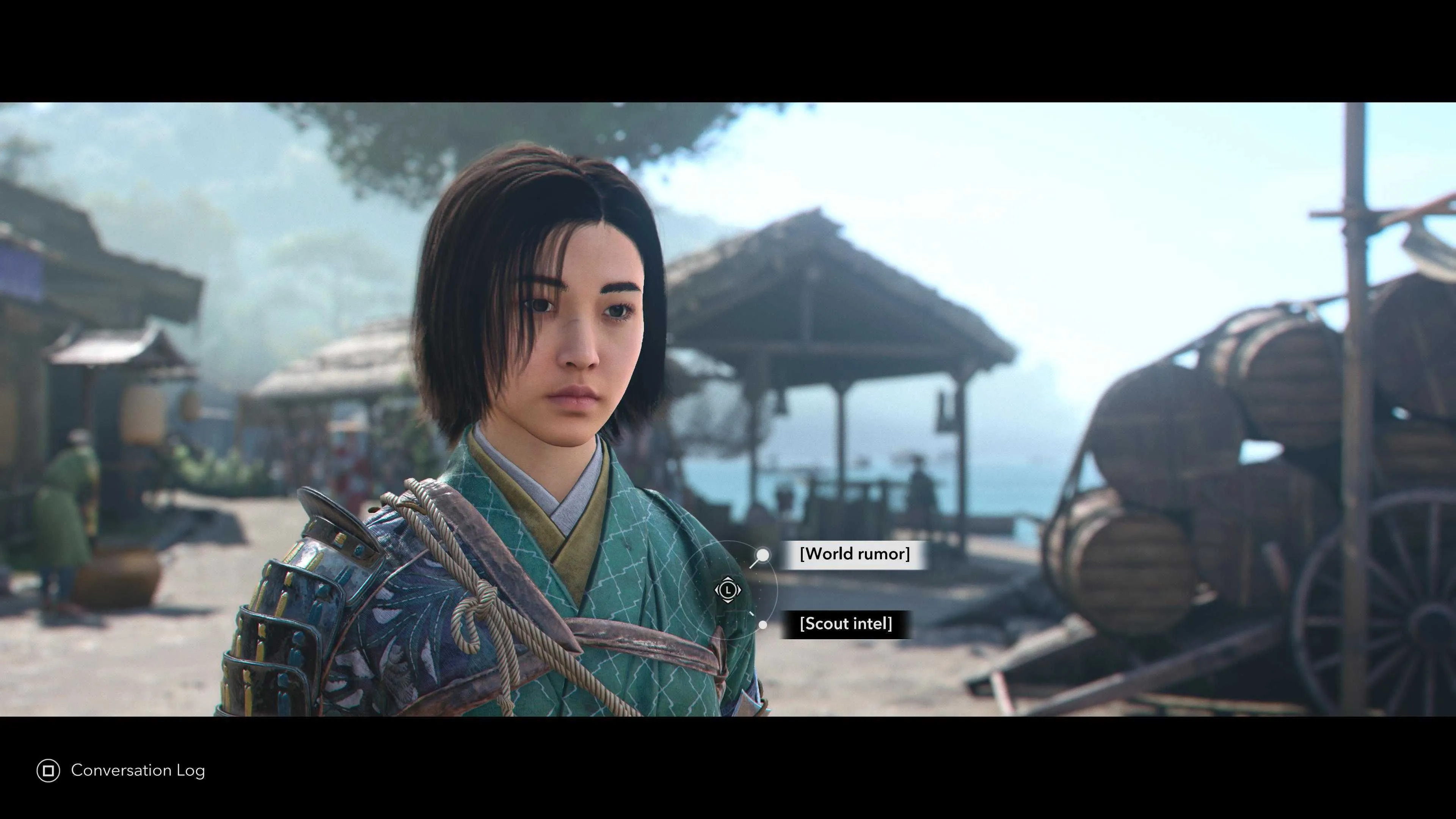 Một NPC trong Assassin's Creed Shadows đang cần sự giúp đỡ từ người chơi trong một cuộc gặp gỡ ngẫu nhiên