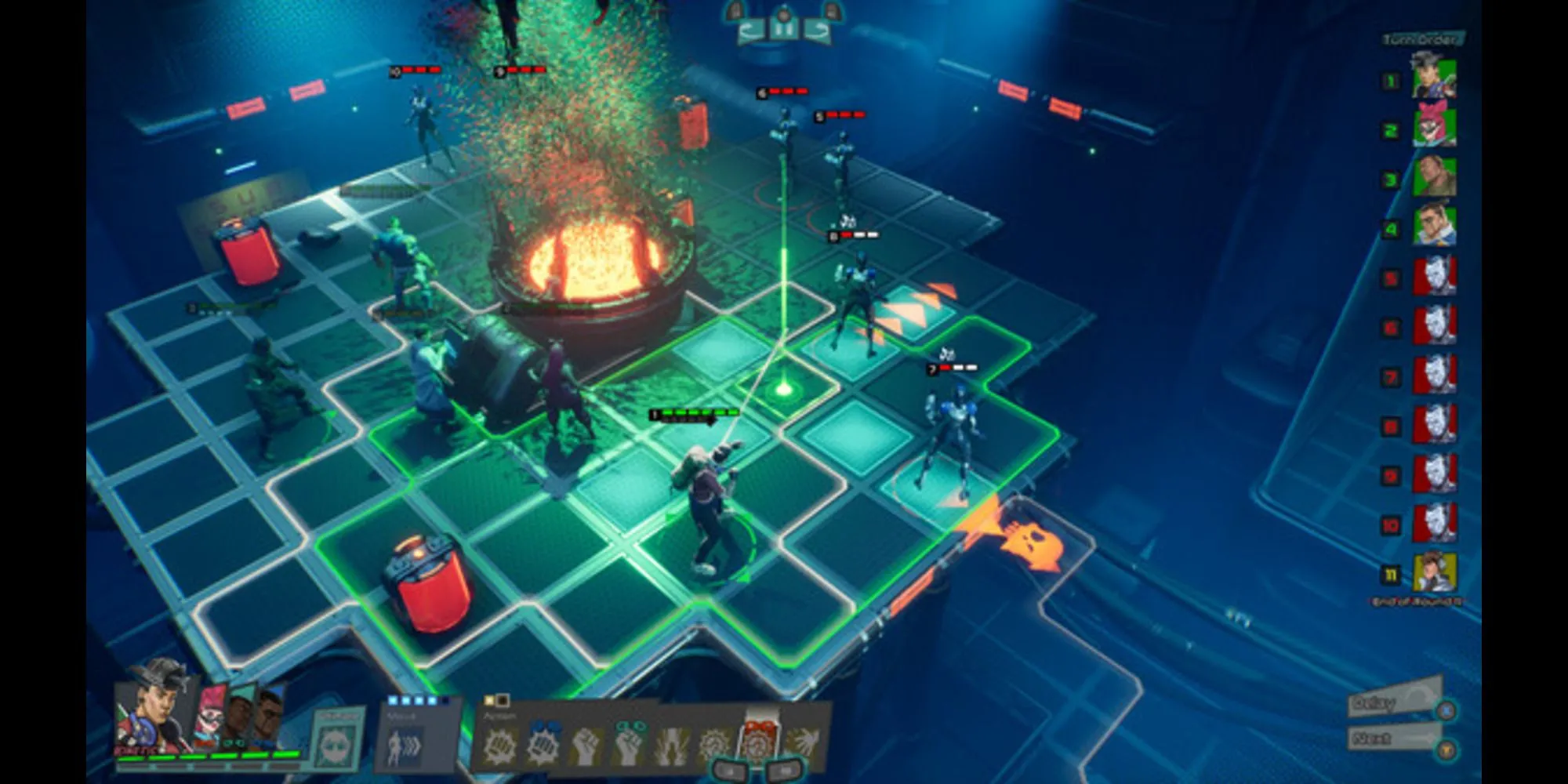 Một trận chiến chiến thuật trong game Capes với các siêu anh hùng