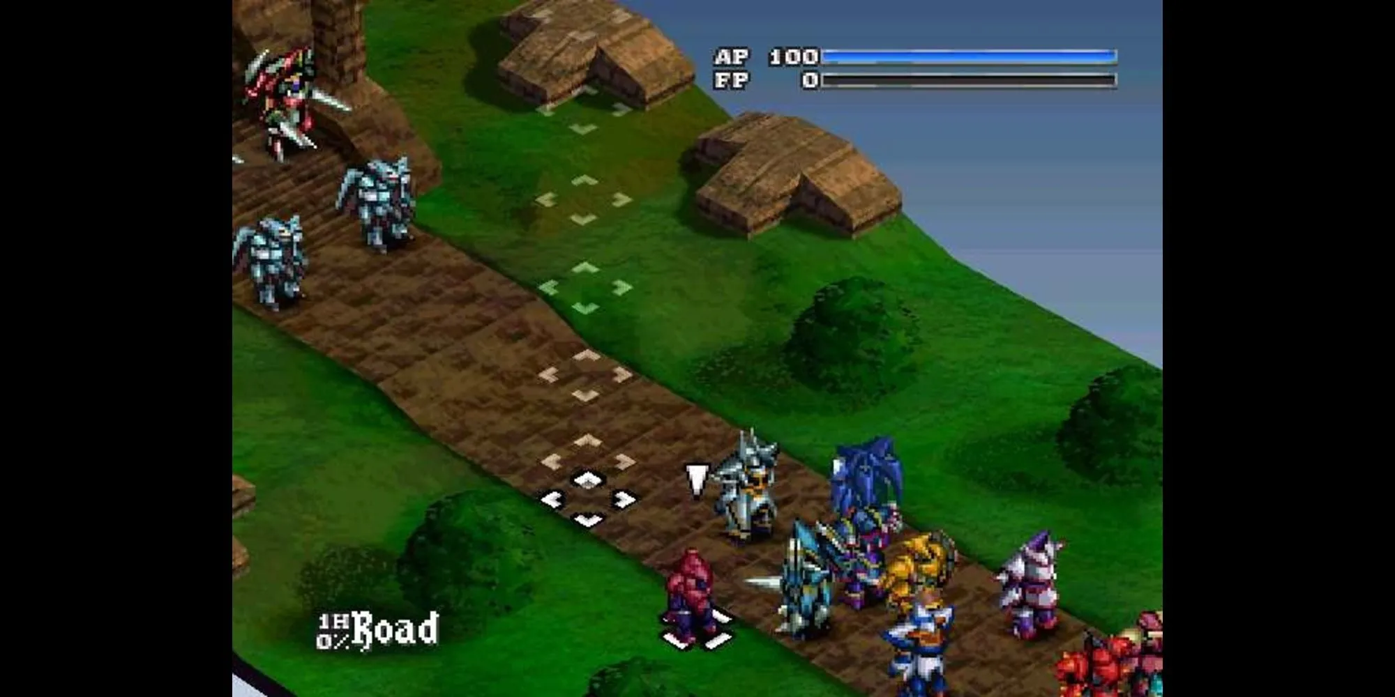 Một trận chiến giữa các robot khổng lồ trong game Vanguard Bandits
