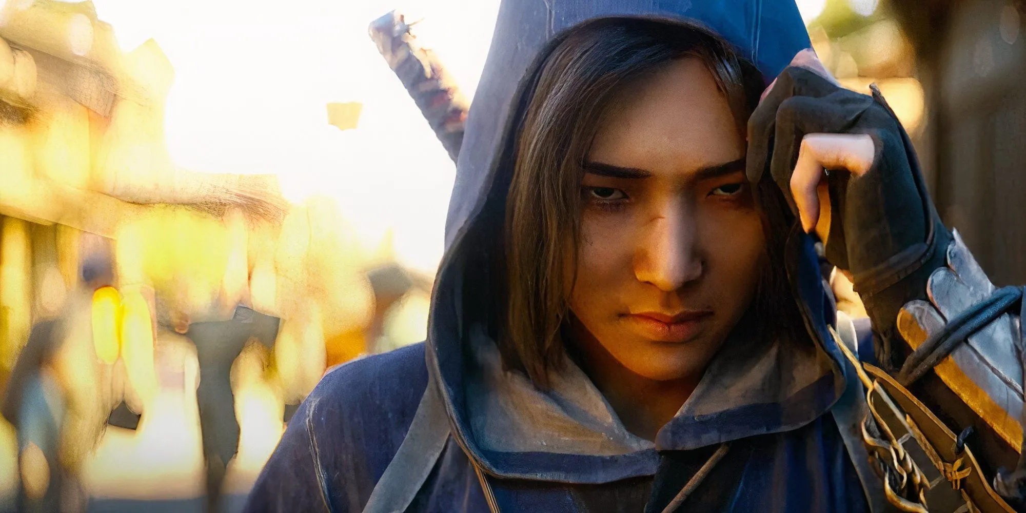 Naoe đối mặt với Ise Sadaoki trong nhiệm vụ The Belly of the Beast của Assassin's Creed Shadows