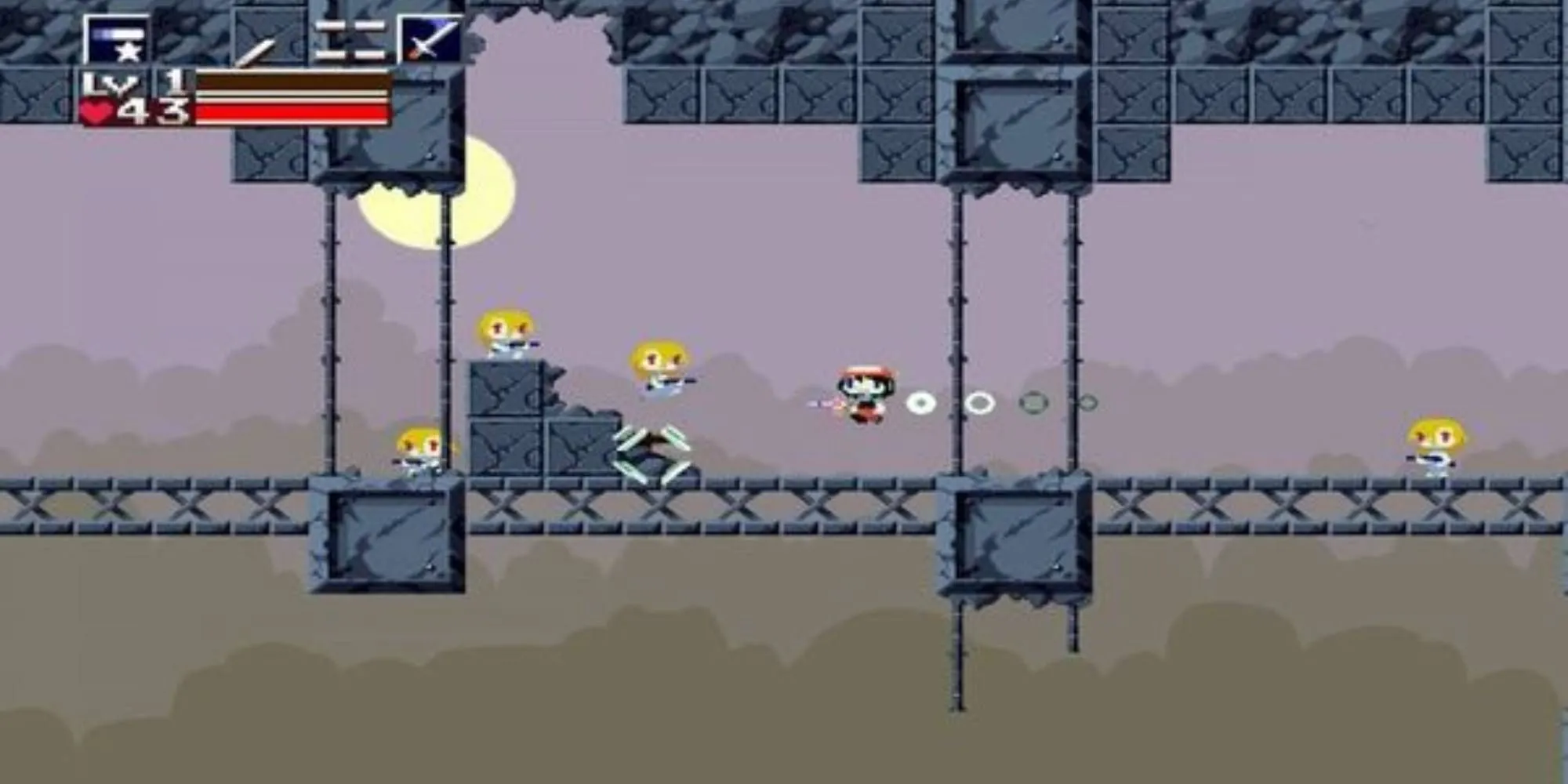 Nhân vật chính Cave Story+ khám phá hang động trong tựa game platformer kinh điển