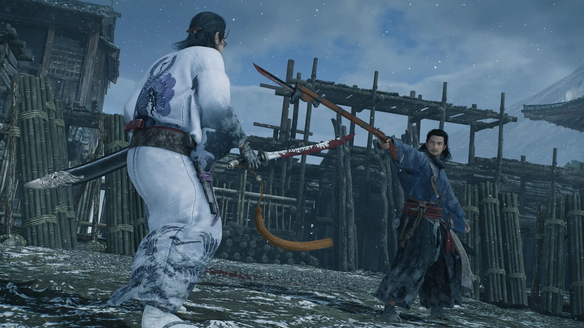 Nhân vật chính trong Rise of the Ronin PC đang chiến đấu