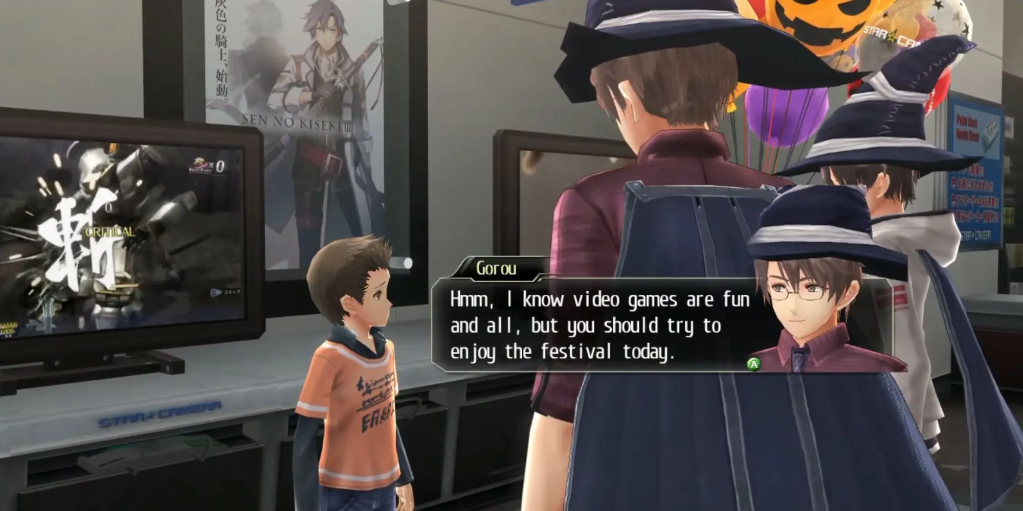 Nhân vật Kou tương tác với Shiori trong Tokyo Xanadu eX+