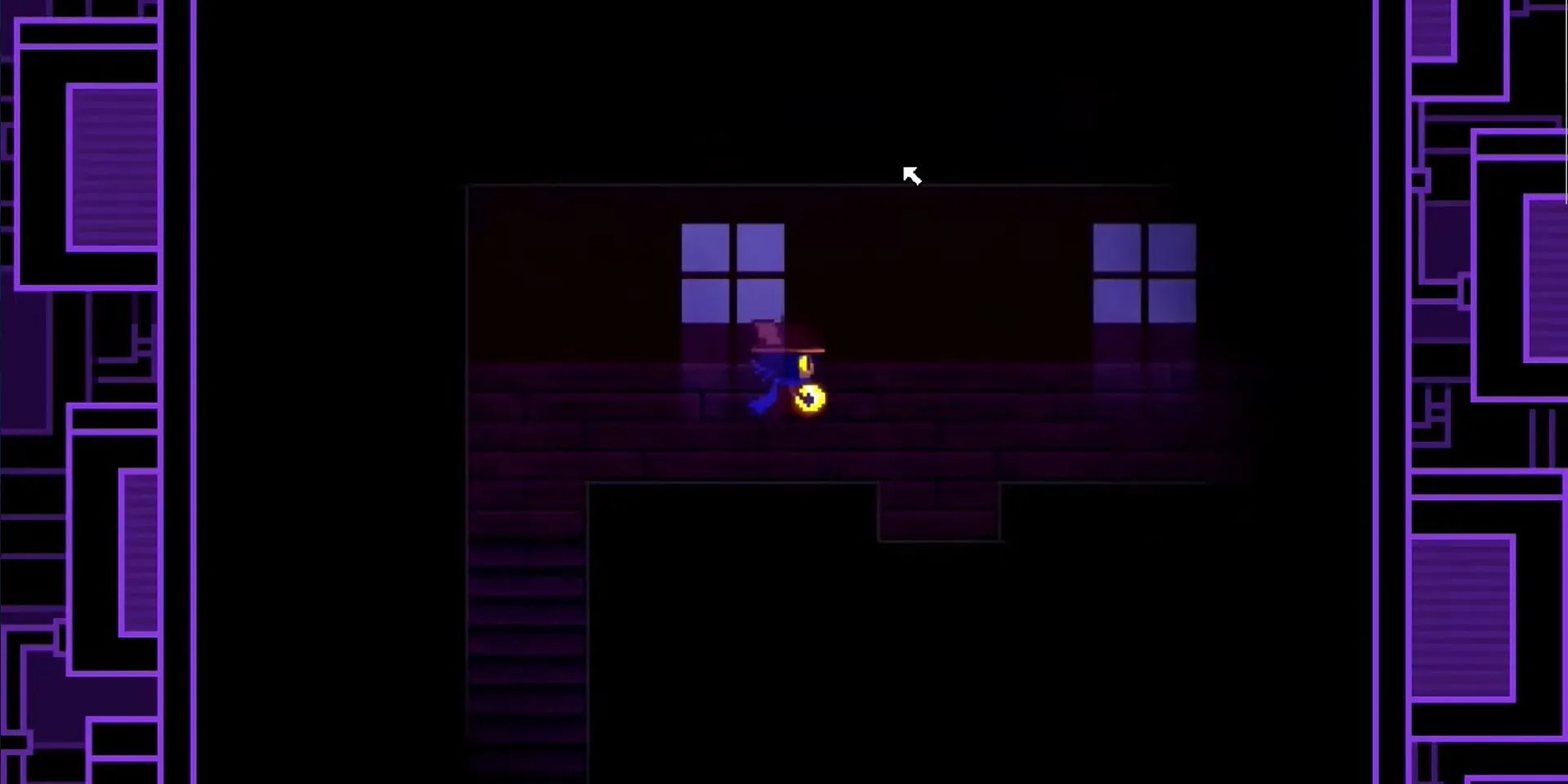 Nhân vật Niko đứng trước tòa tháp hùng vĩ trong game giải đố phiêu lưu OneShot