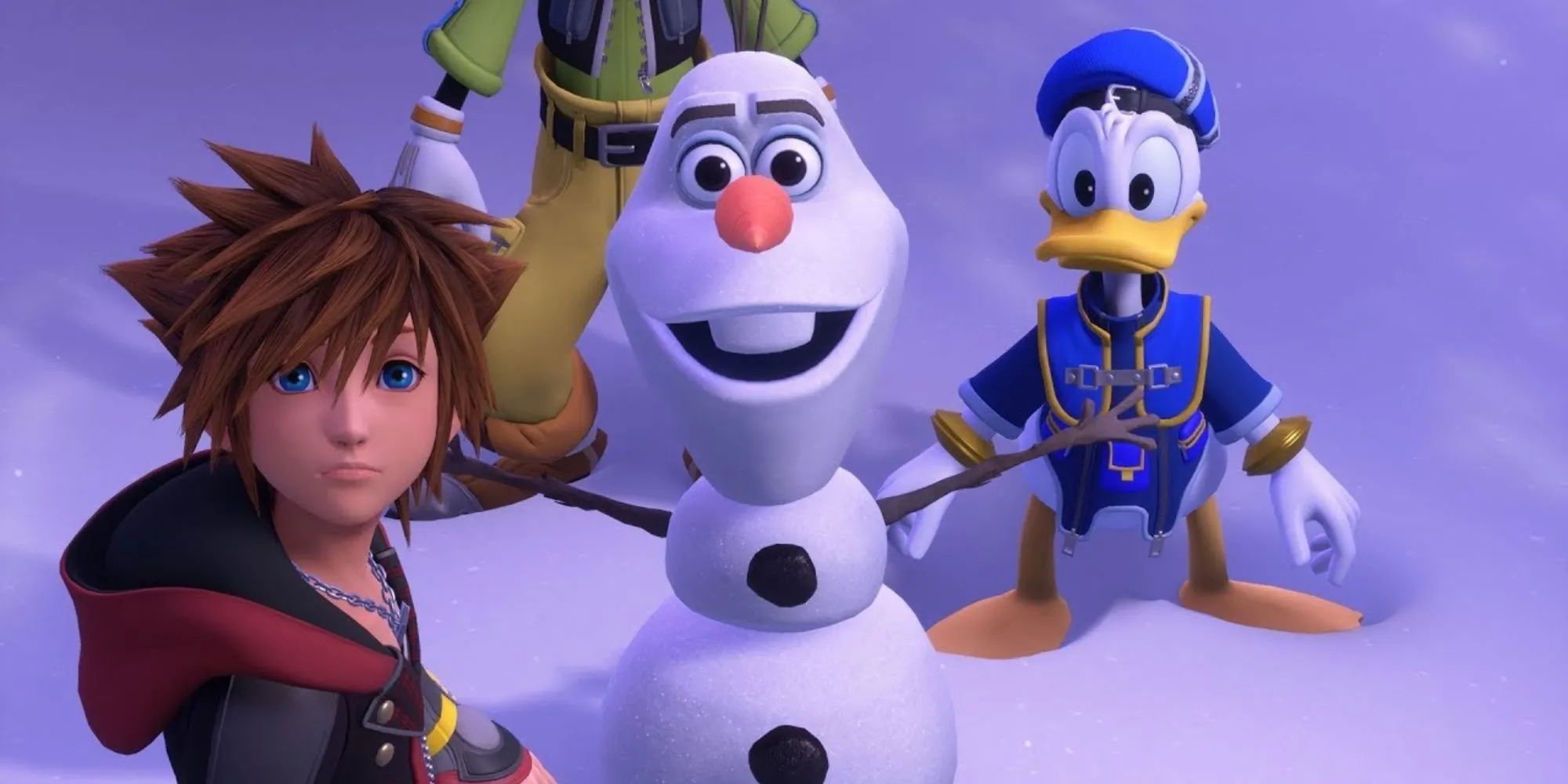 Nhân vật Olaf trong Kingdom Hearts 3 với sự góp giọng của diễn viên lồng tiếng gốc từ Frozen
