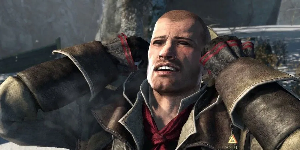 Nhân vật Shay Patrick Cormac trong Assassin's Creed Rogue với trang phục Templar