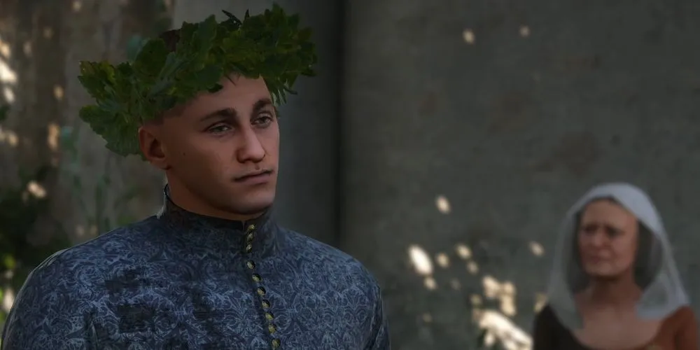 Olda Semine tại đám cưới của mình trong Kingdom Come: Deliverance 2