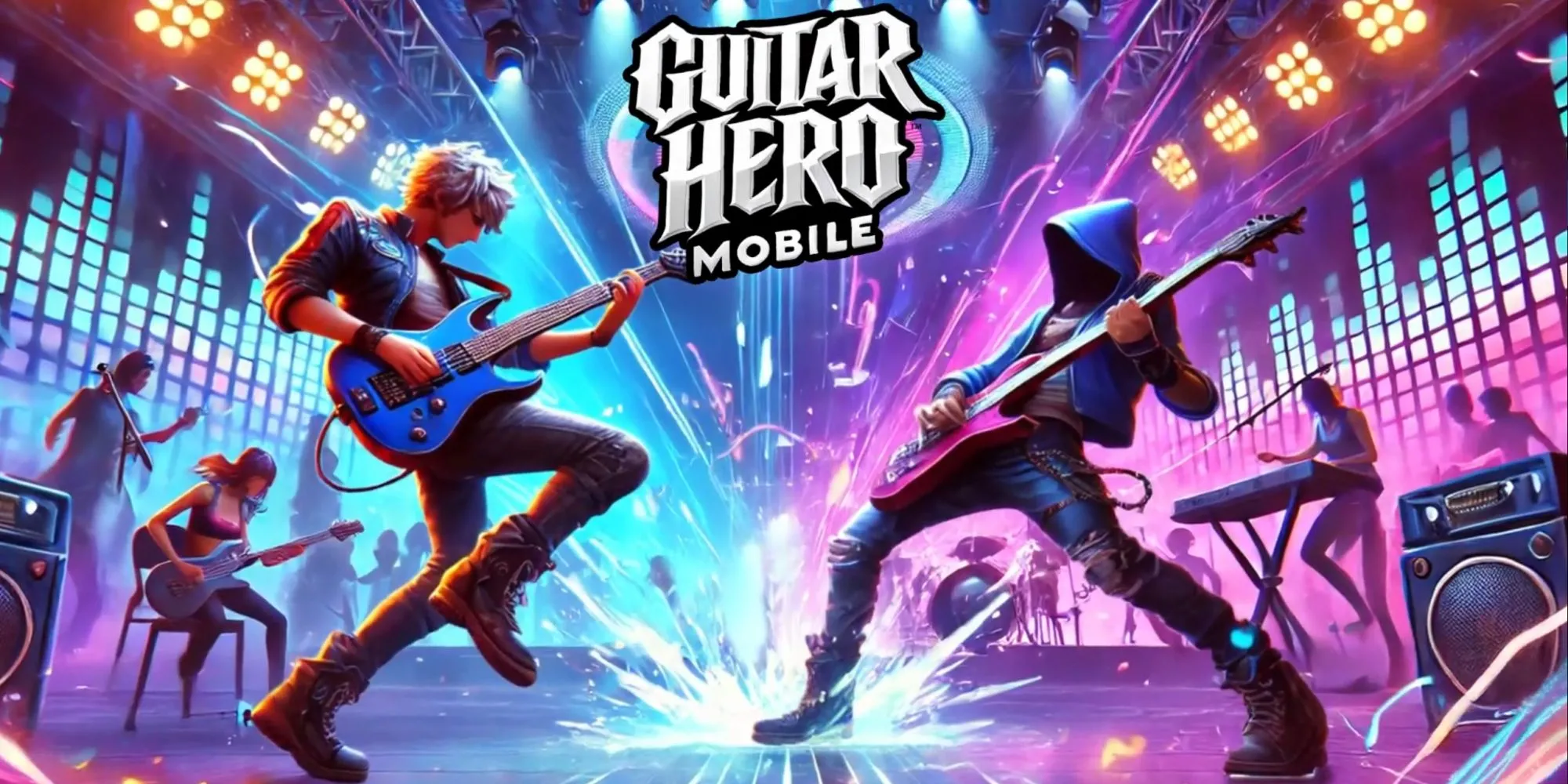 Quảng cáo Guitar Hero Mobile do AI tạo ra cho một tựa game không tồn tại