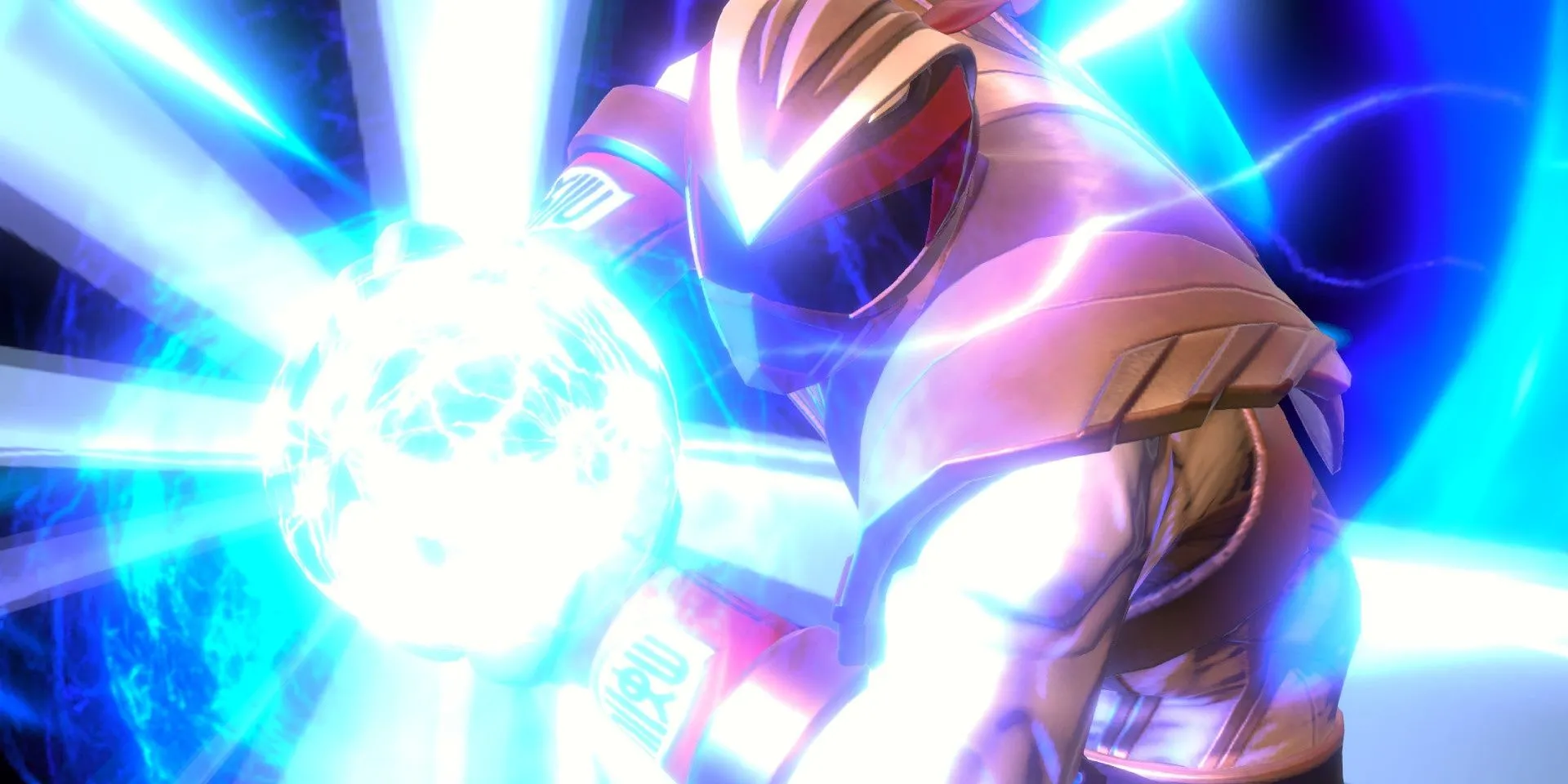 Ryu trong bộ trang phục Crimson Hawk Ranger trong Power Rangers: Battle for the Grid